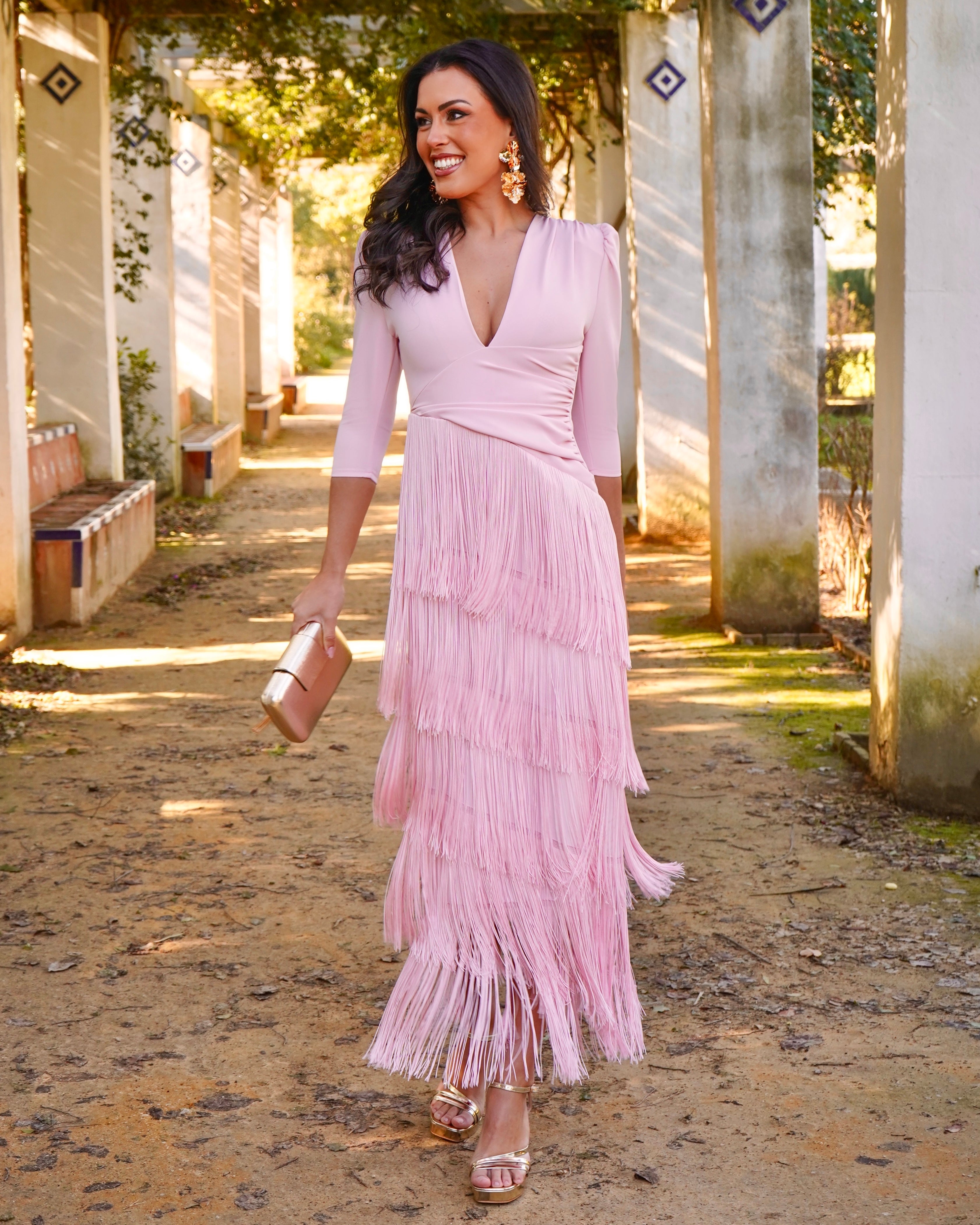 Vestido Cartuja Rosa