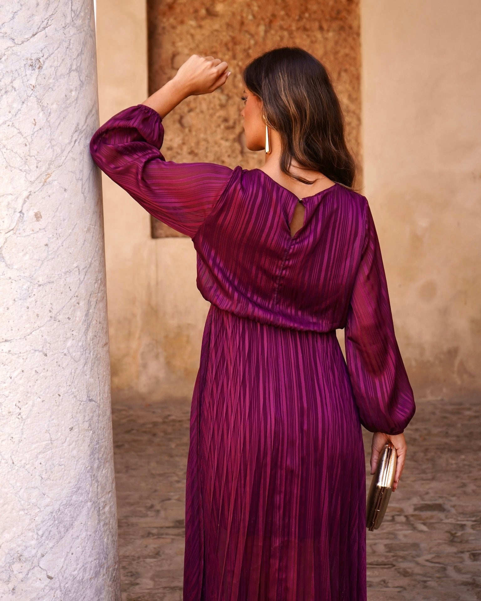 Vestido Genoveva Buganvilla