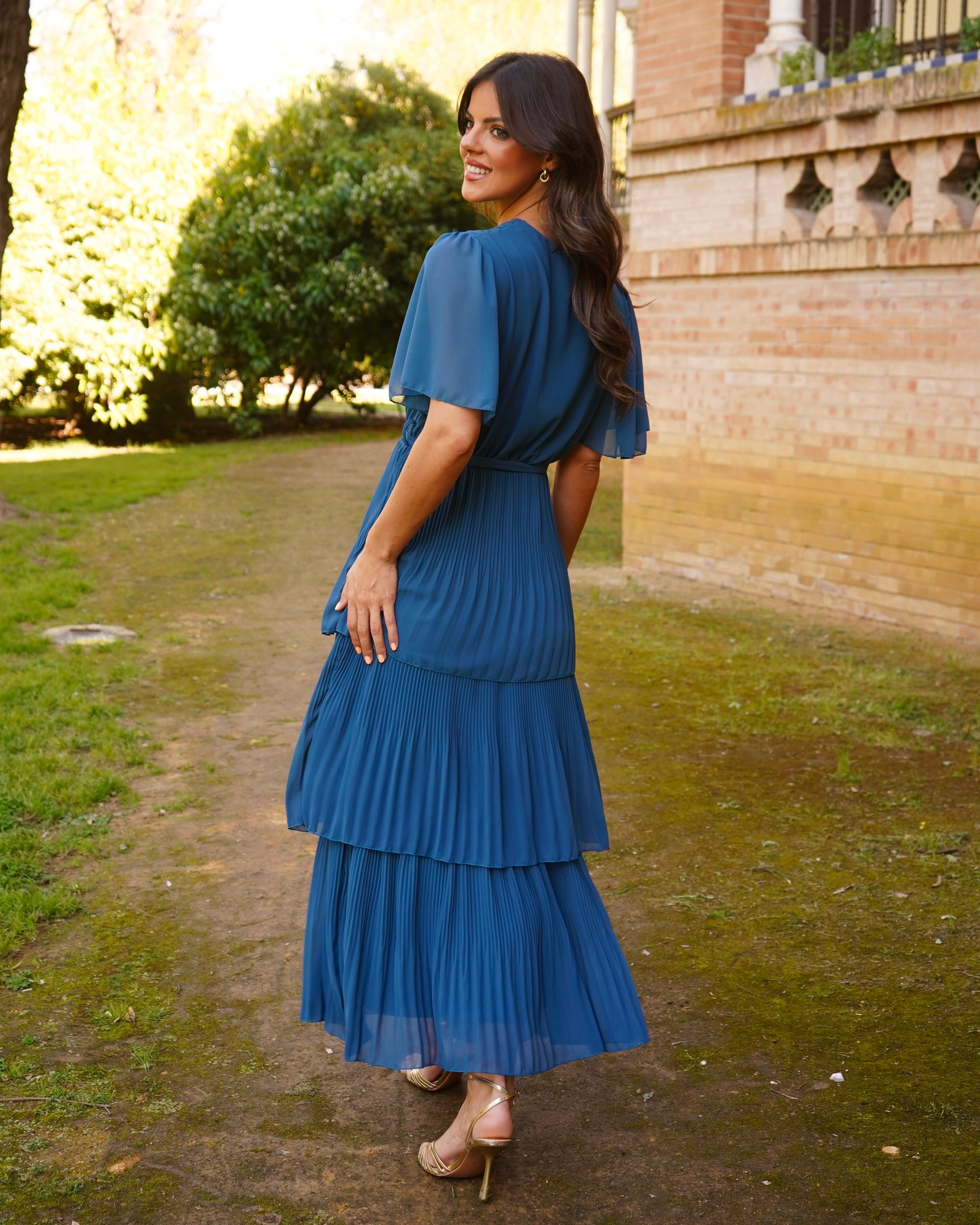 Vestido Adela Azulado
