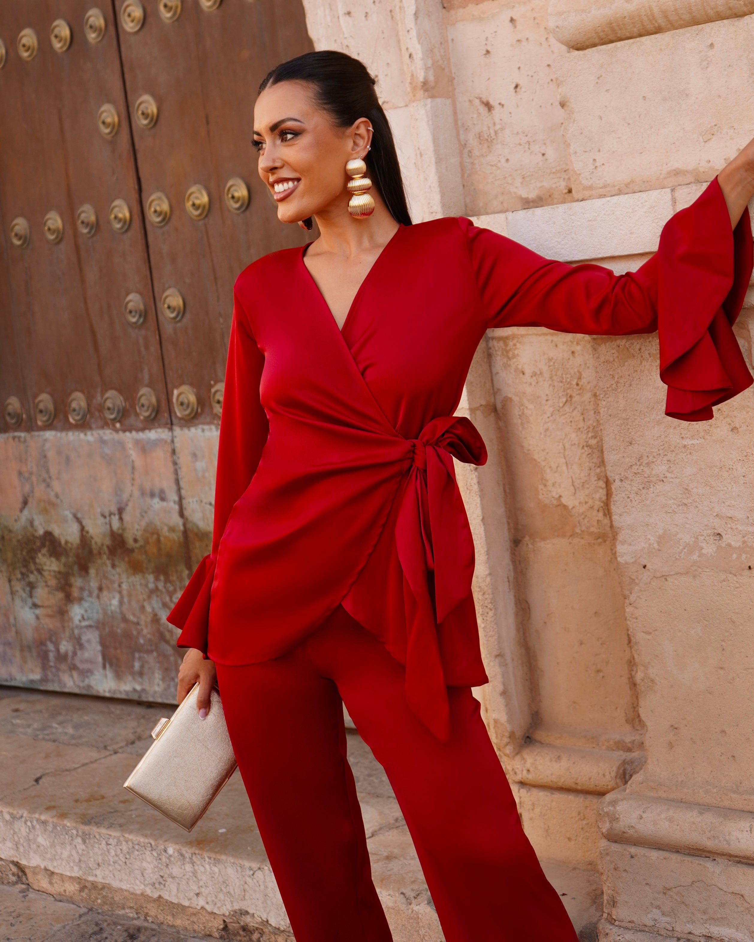 Conjunto Nicole Rojo