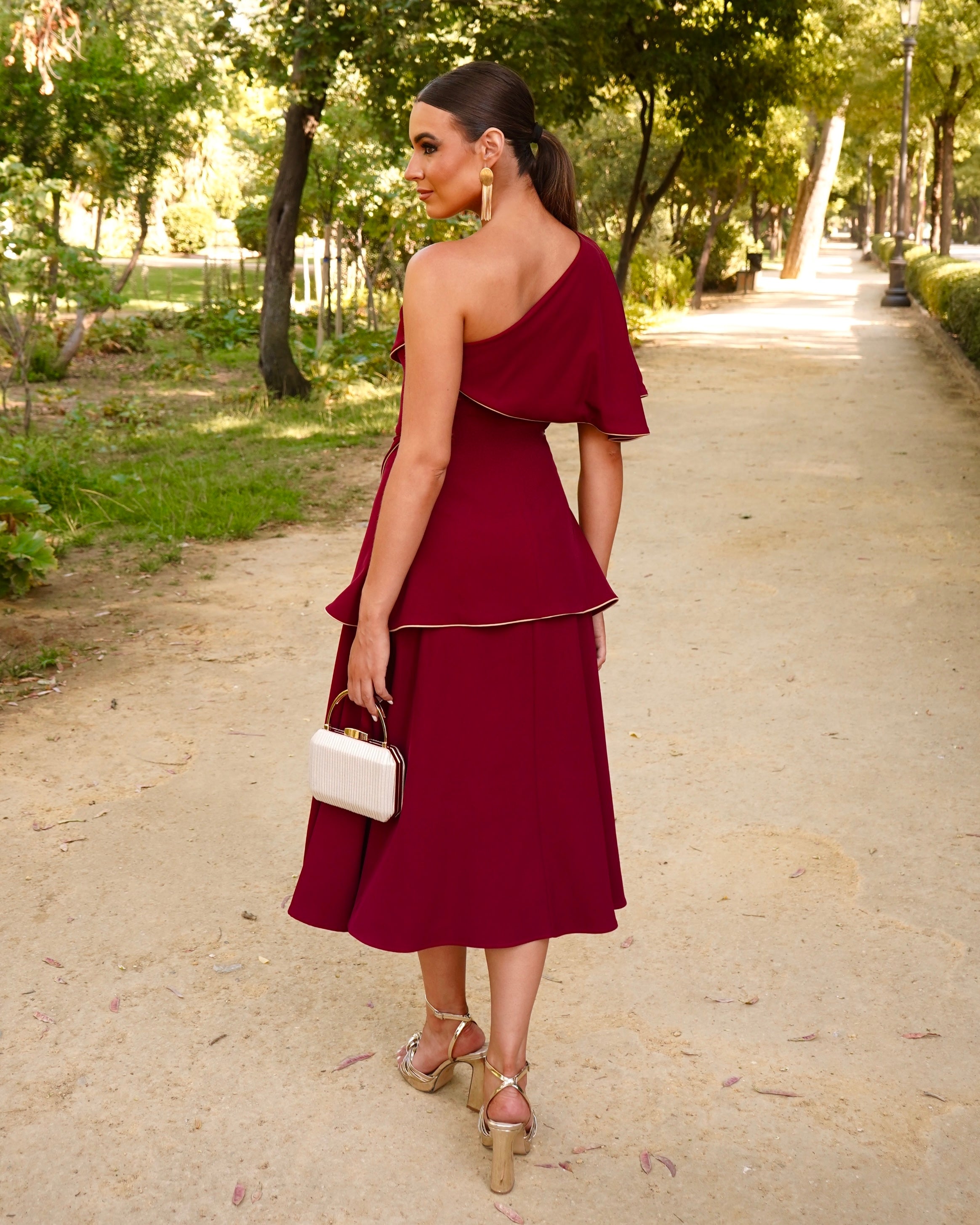 Vestido Lara Burdeos