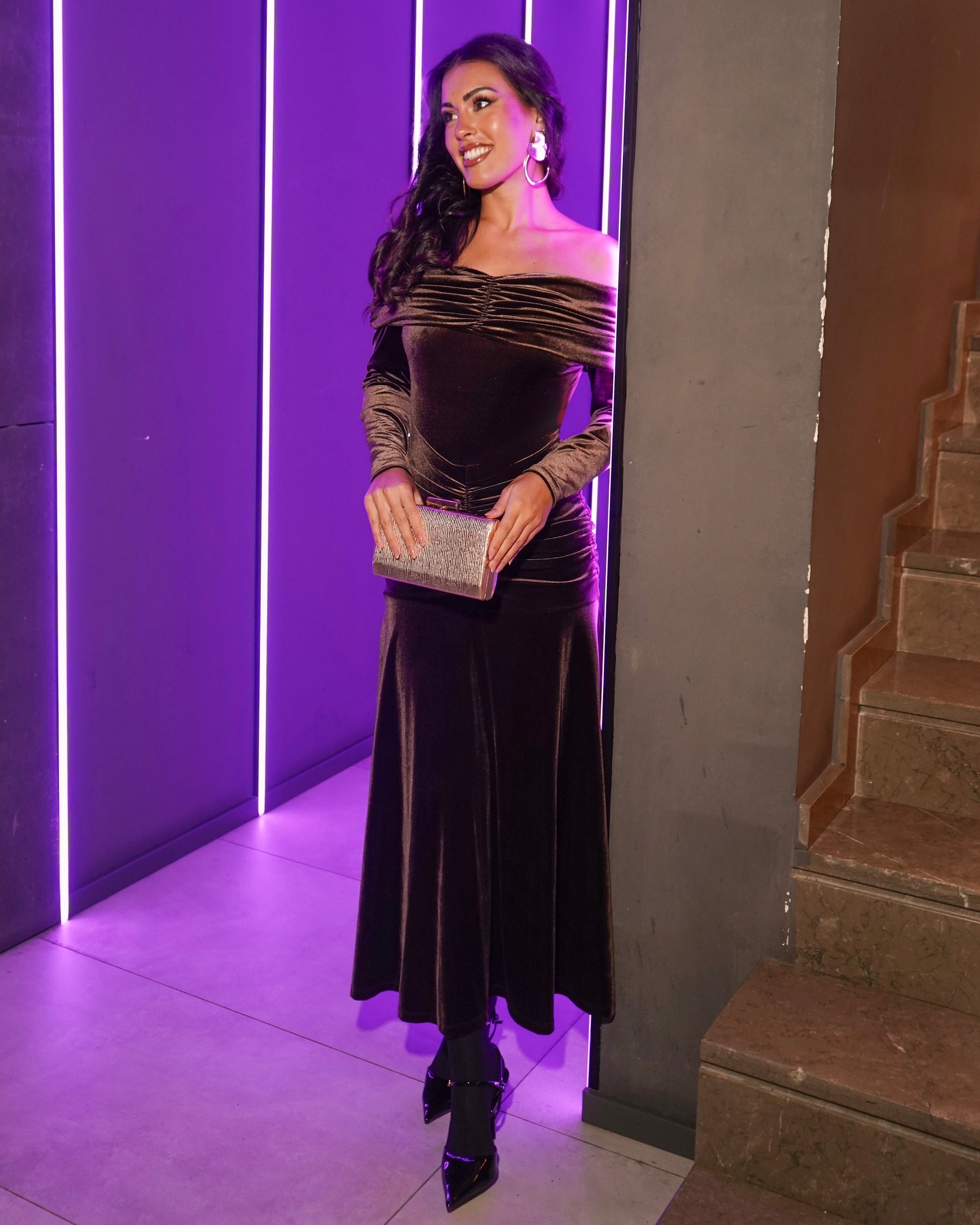 Vestido Bella chocolate