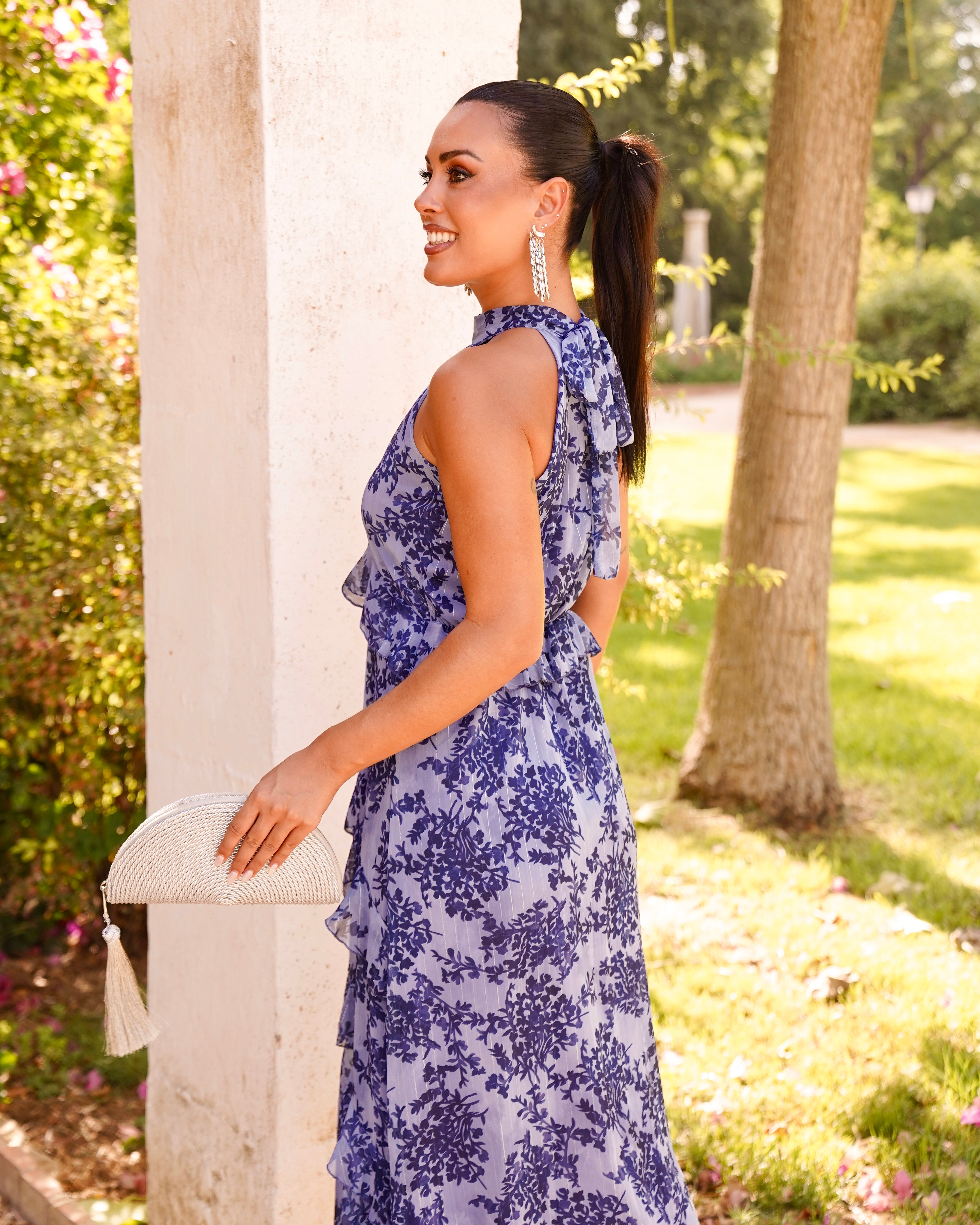 Vestido Olga Azulado