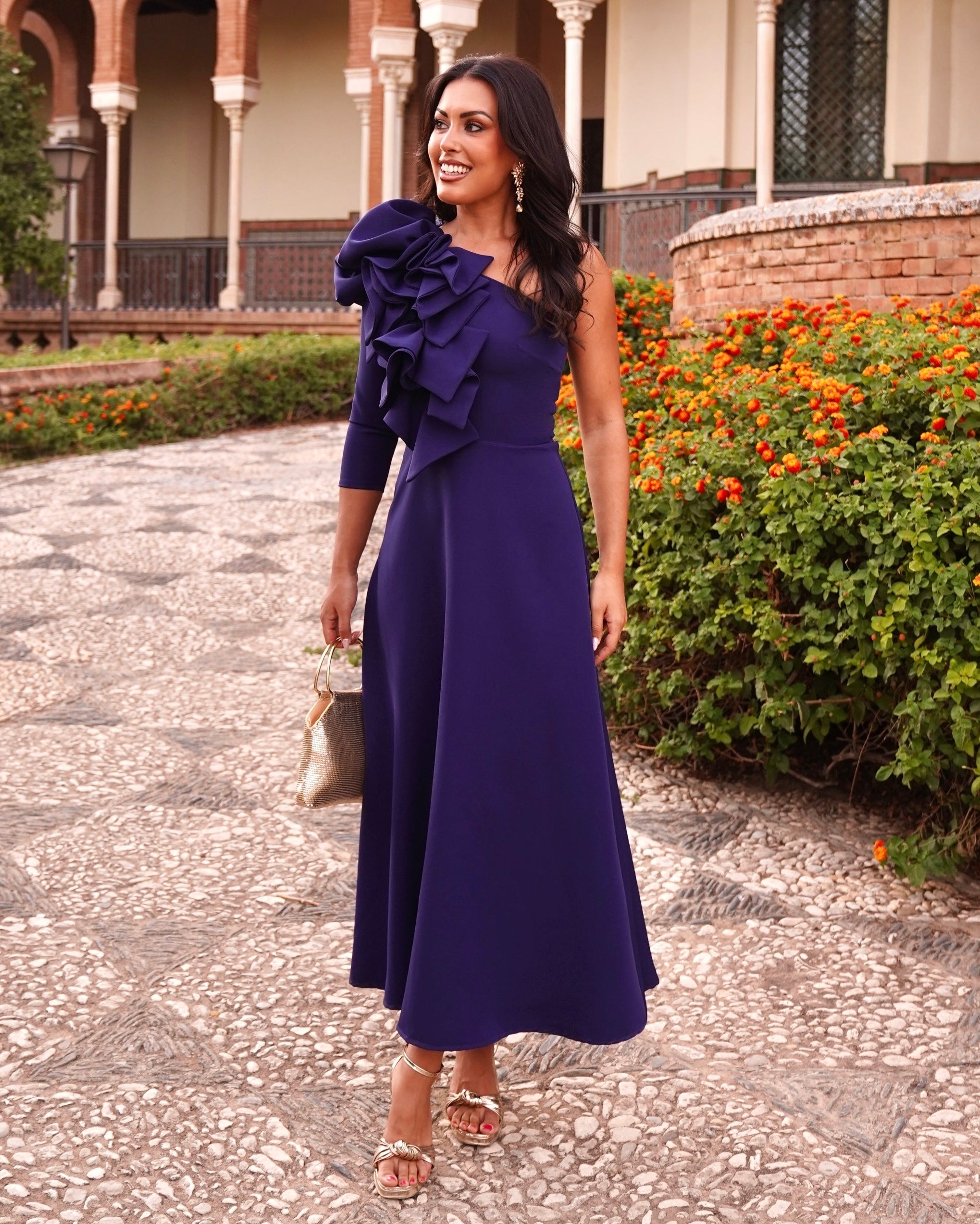 Vestido Alcázar Marino
