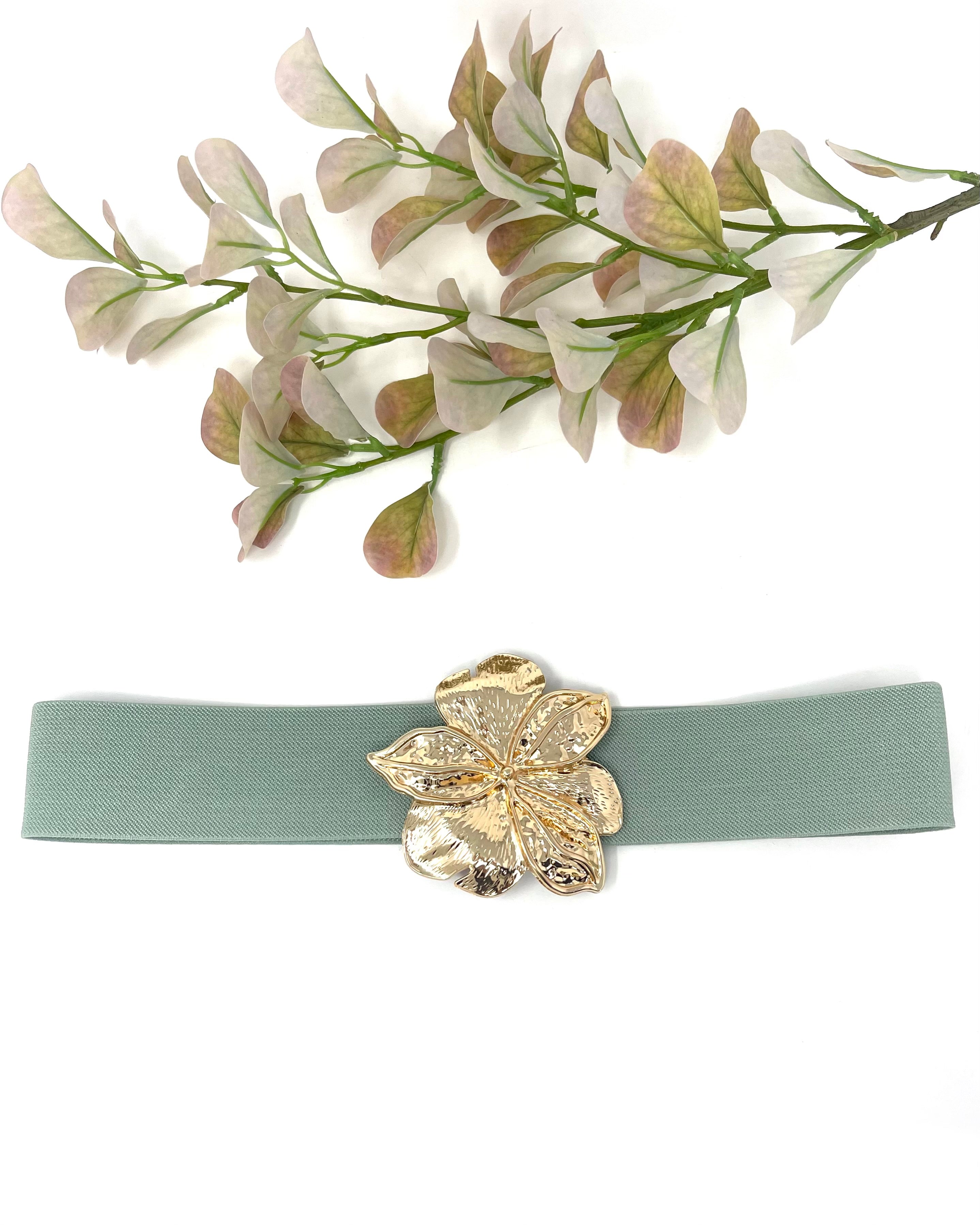 Cinturón Frigiliana verde agua