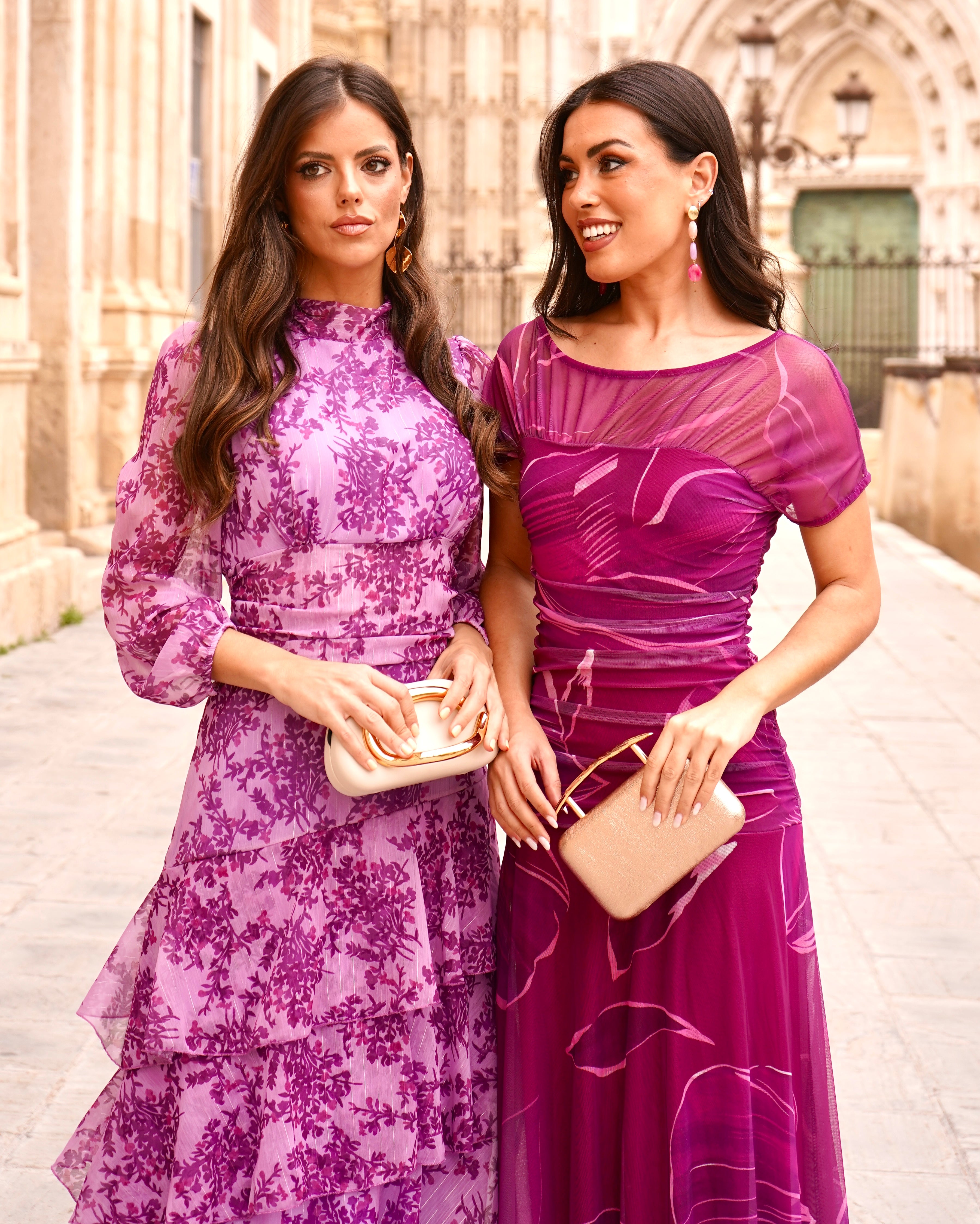 Vestido Leila Buganvilla