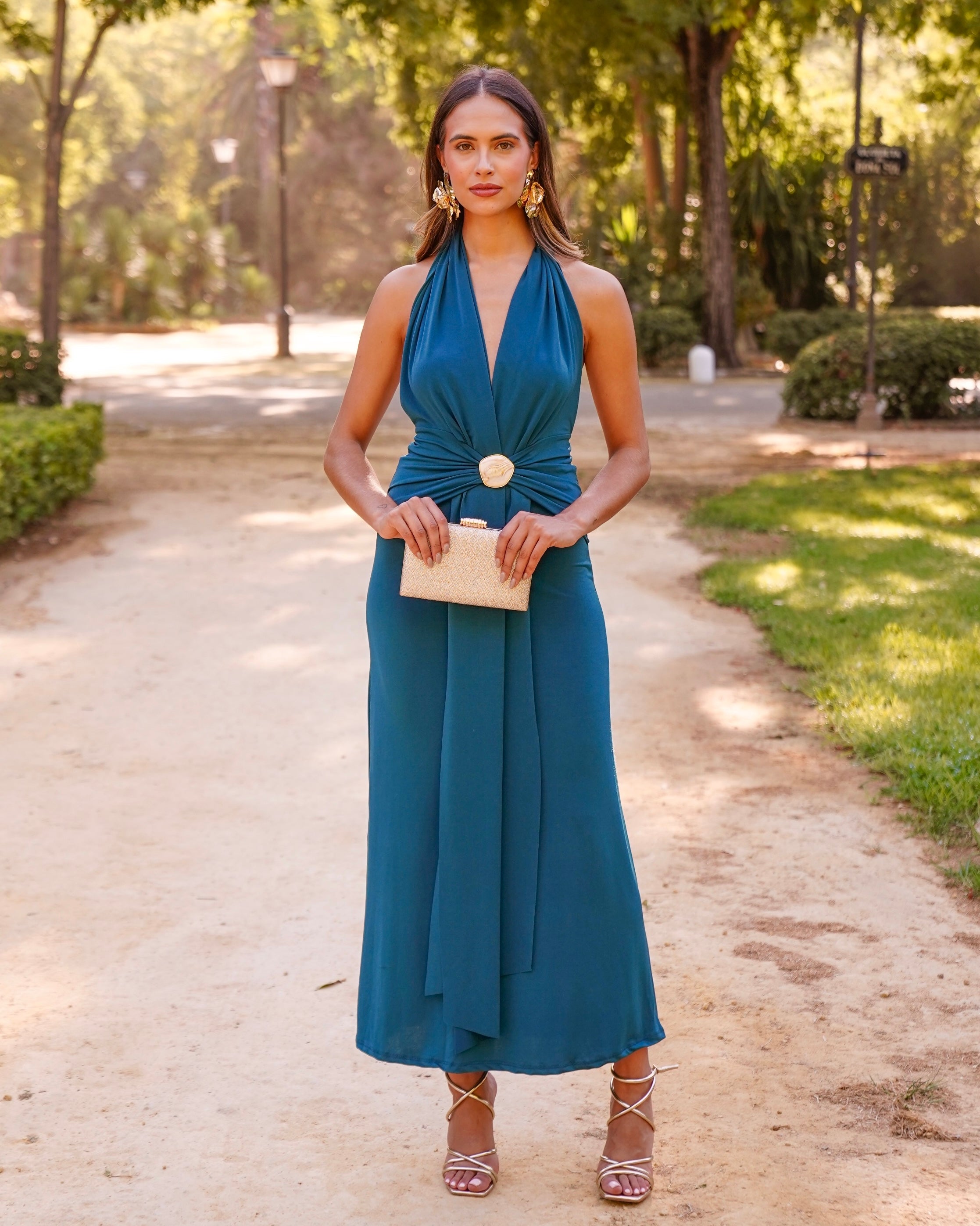 Vestido Luján Petróleo