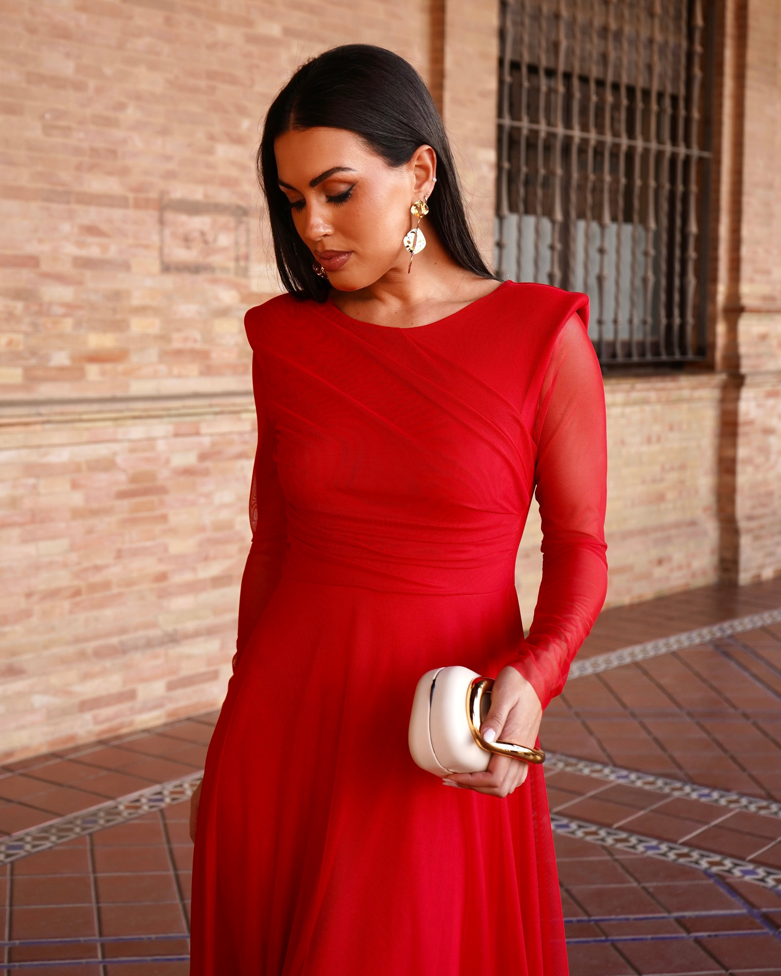 Vestido Paula Rojo