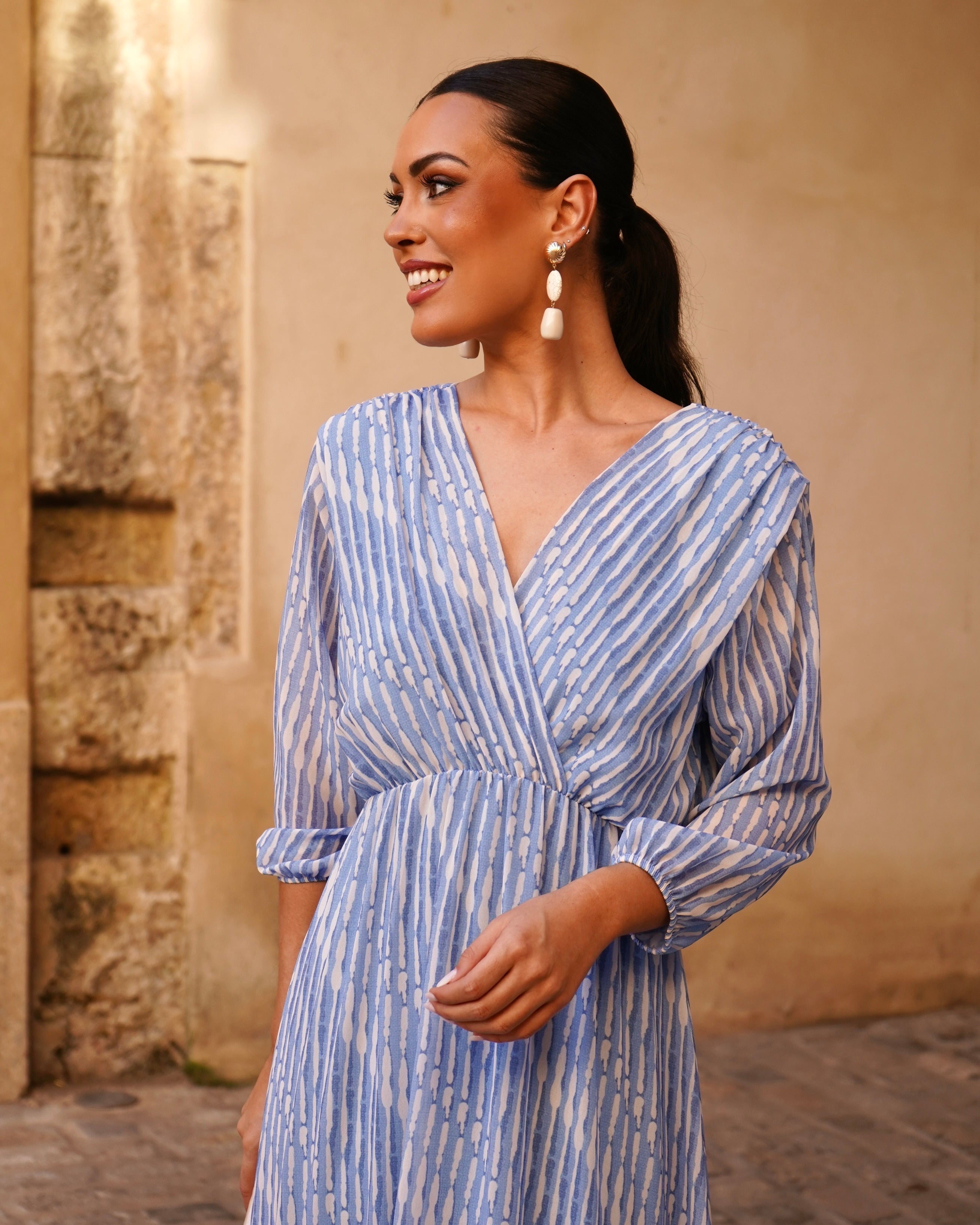 Vestido Belén Azul