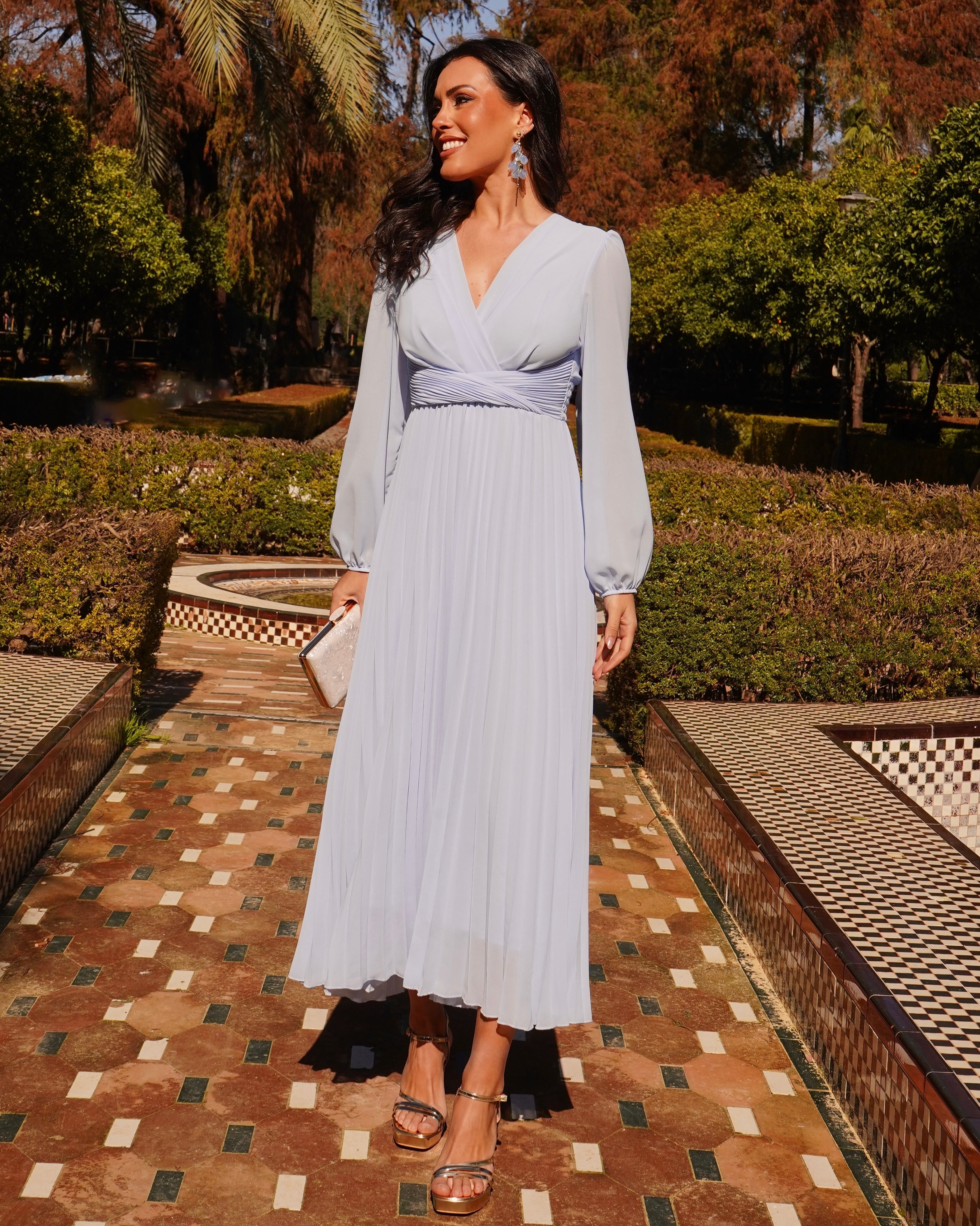 Vestido Rita Celeste