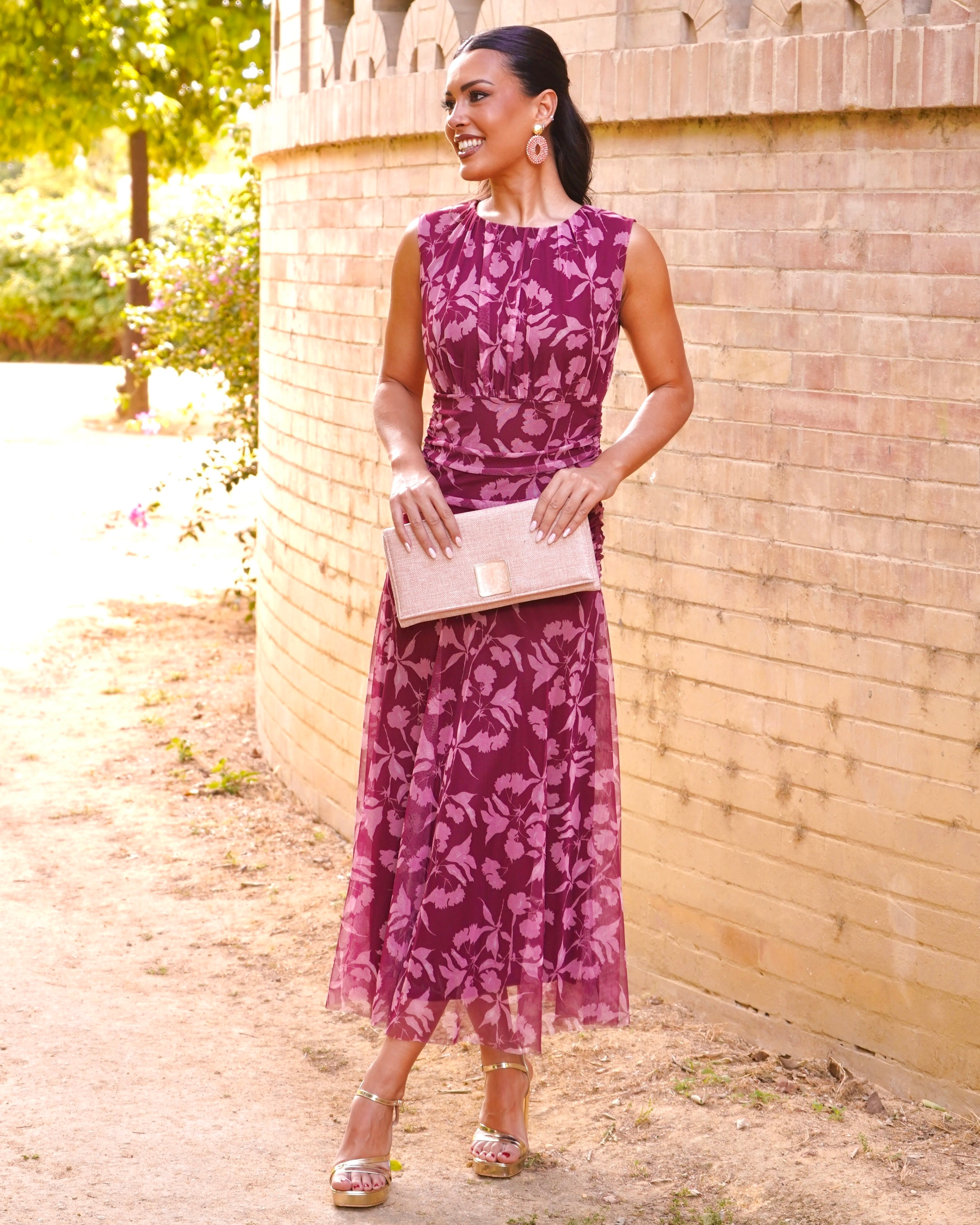 Vestido Denia Buganvilla