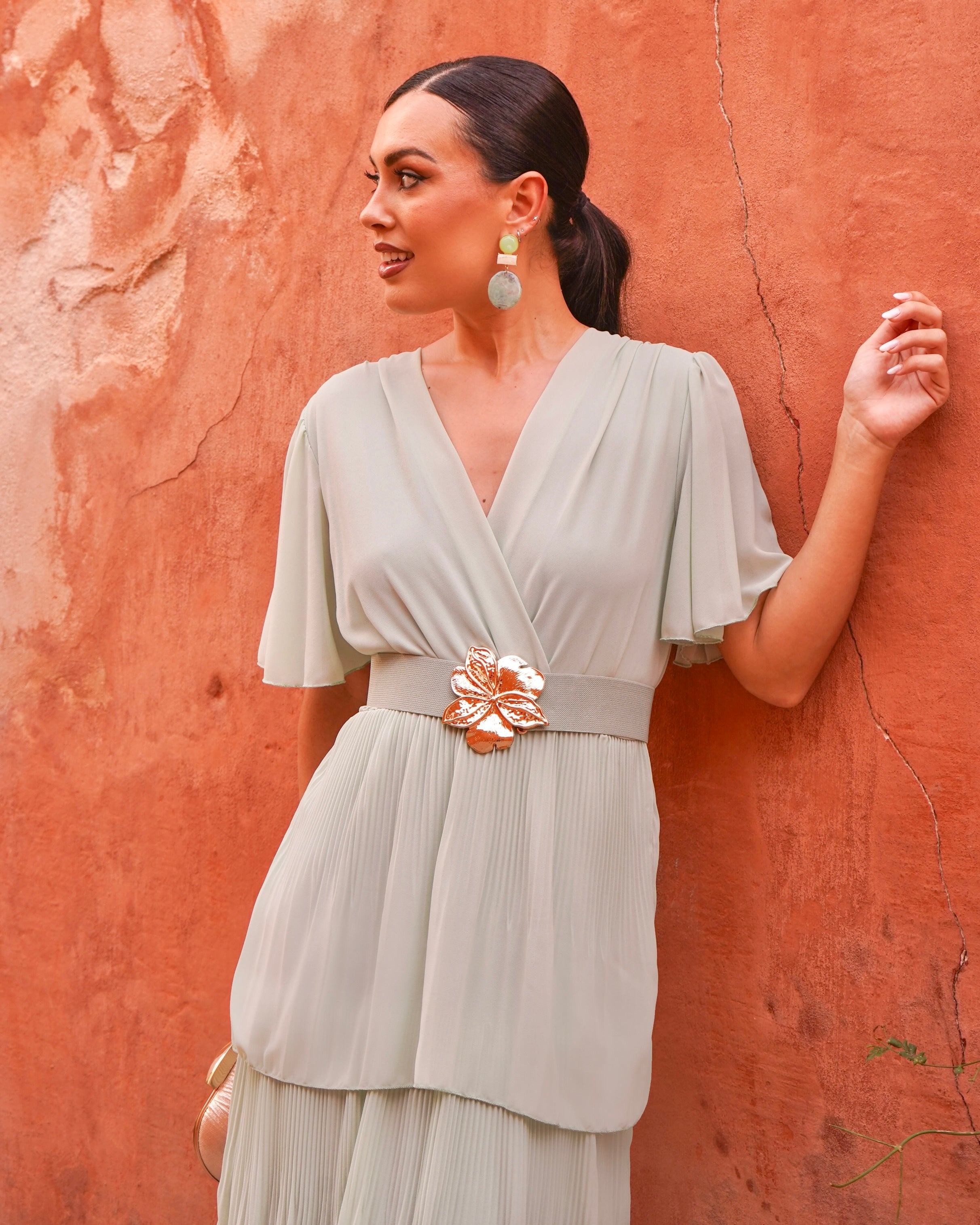 Vestido Adela Verde Menta