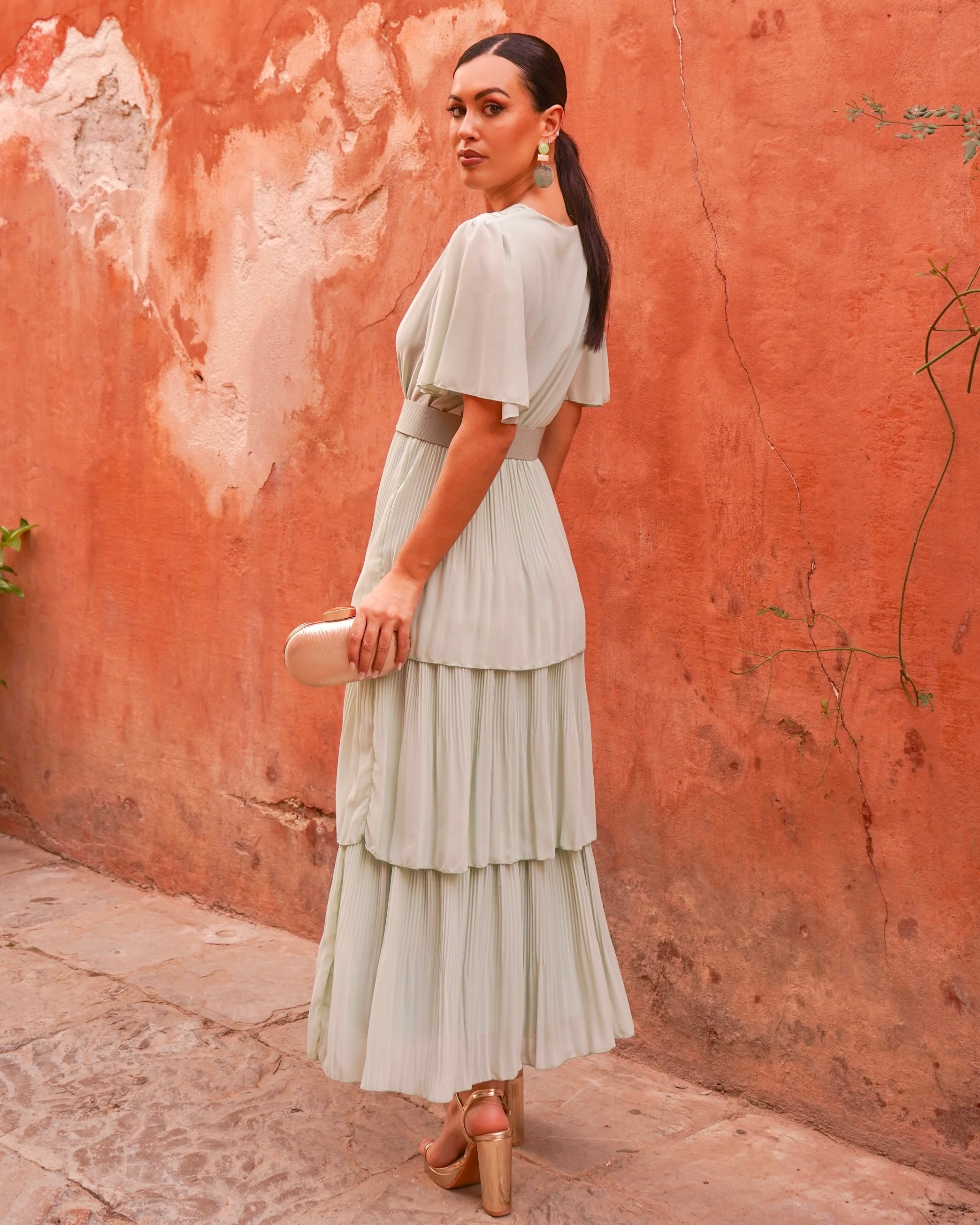 Vestido Adela Verde Menta