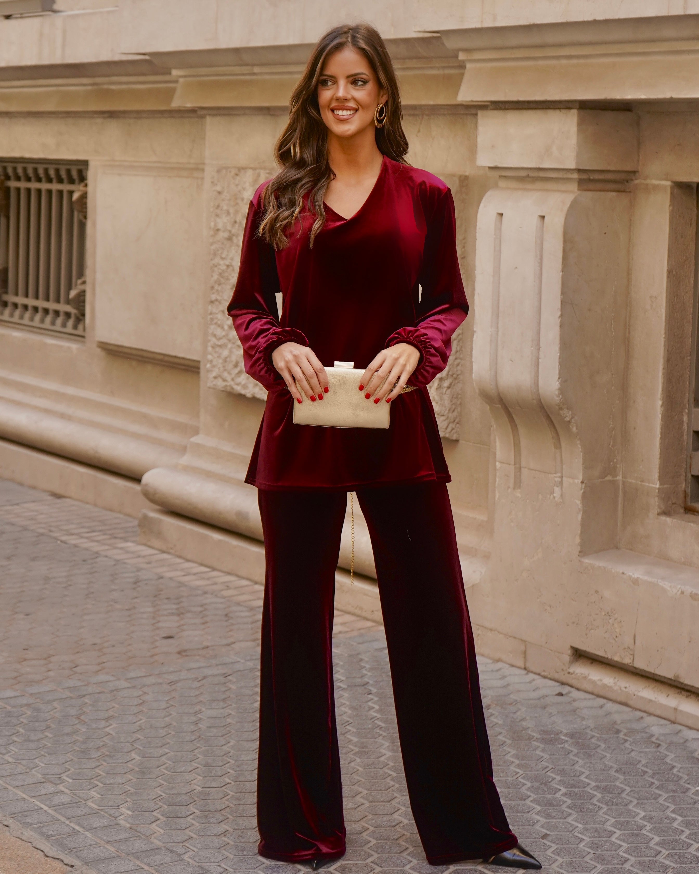 Conjunto Viviana burdeos