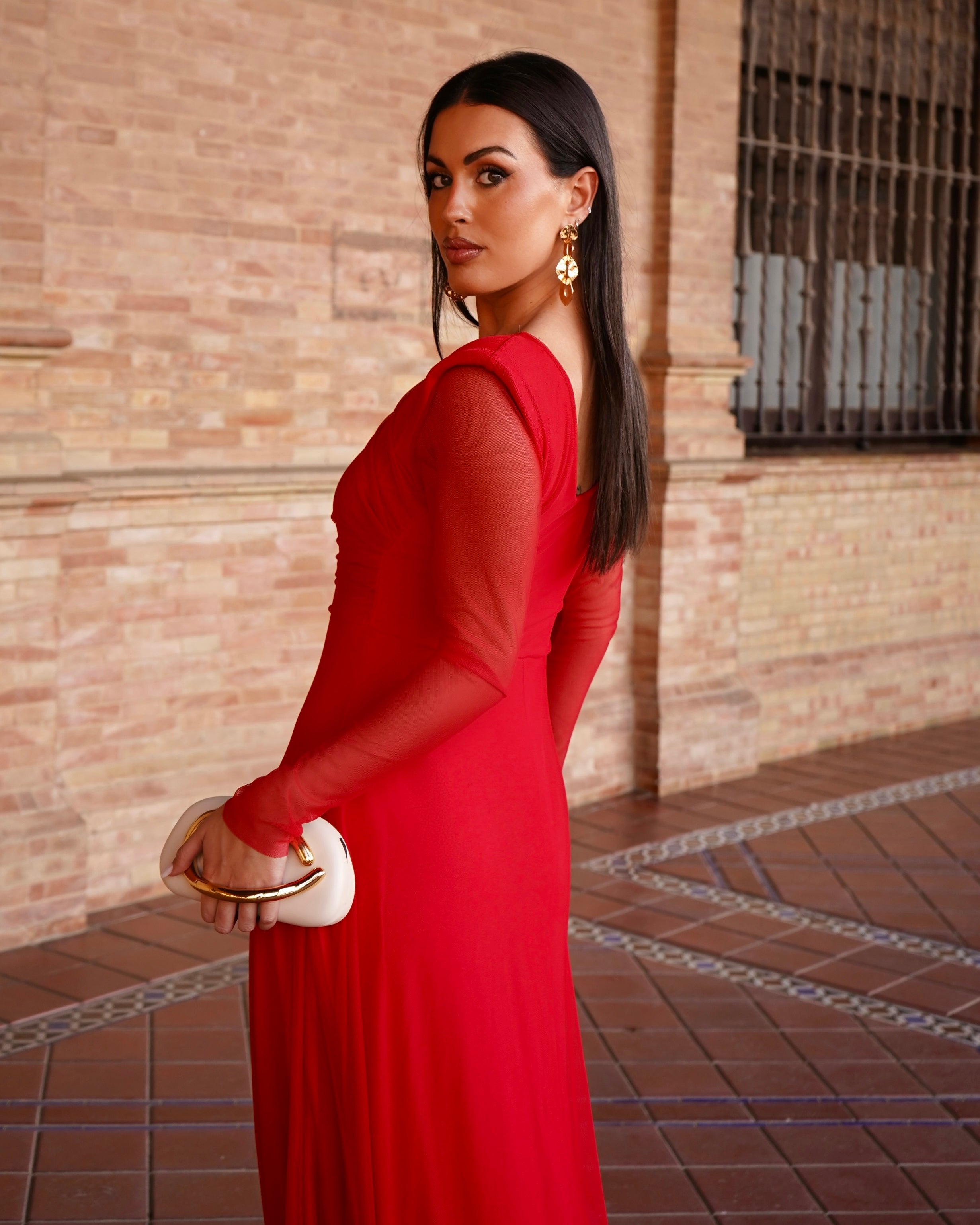 Vestido Paula Rojo