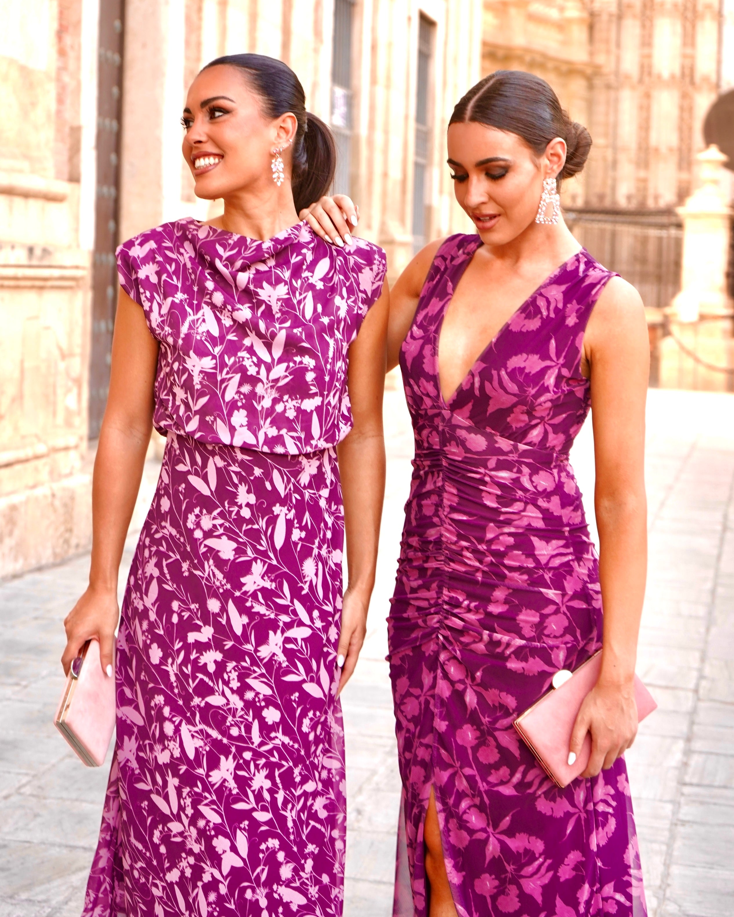 Vestido Rosaura Berenjena