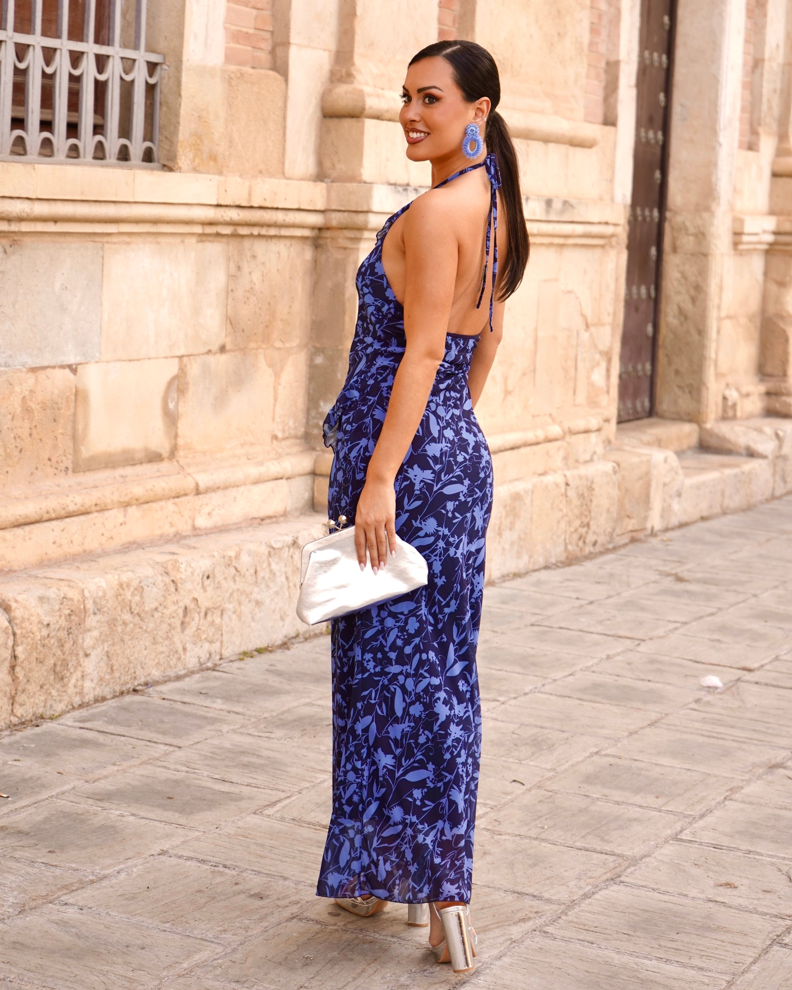 Vestido Chantal Azul