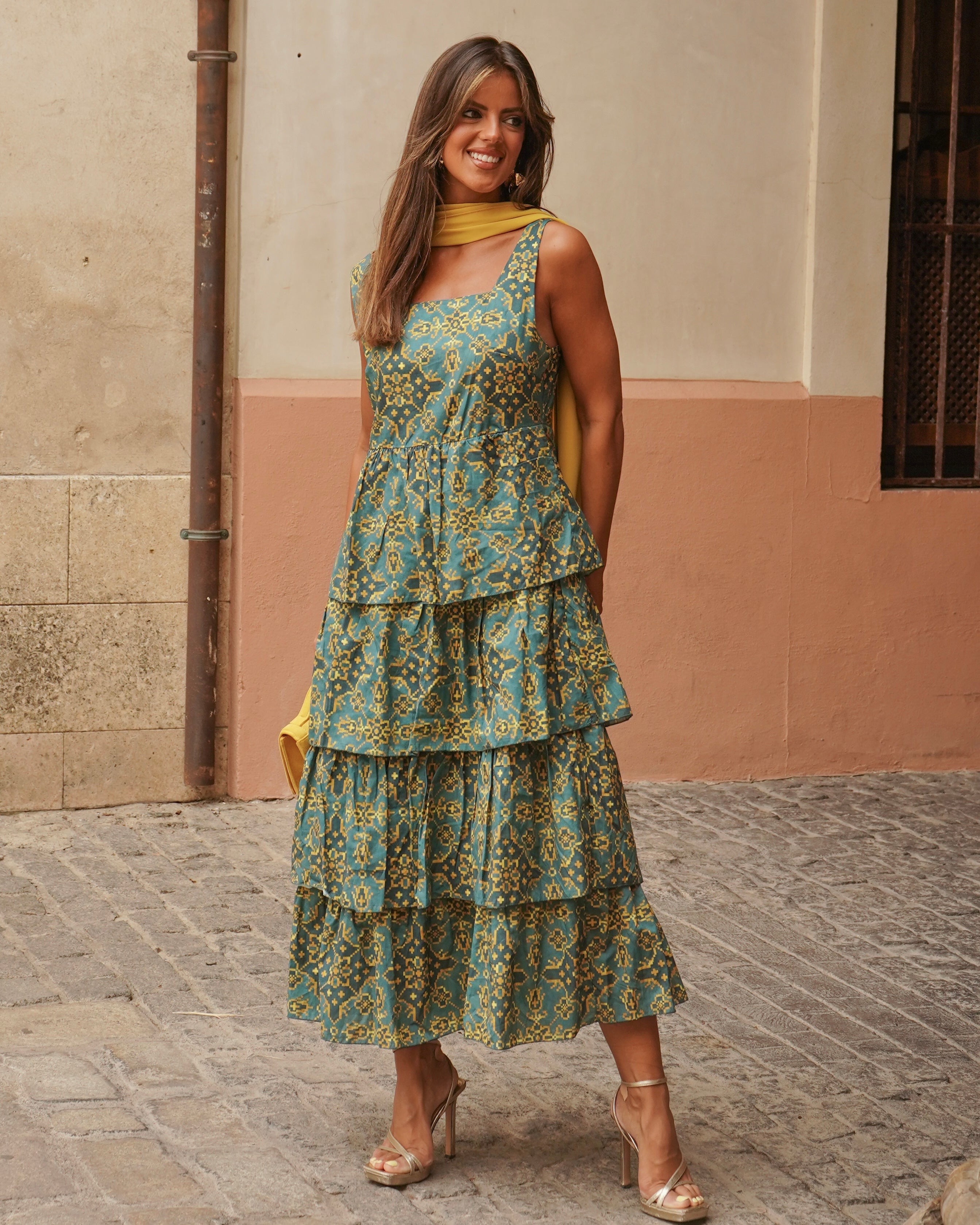 Vestido Casandra verde