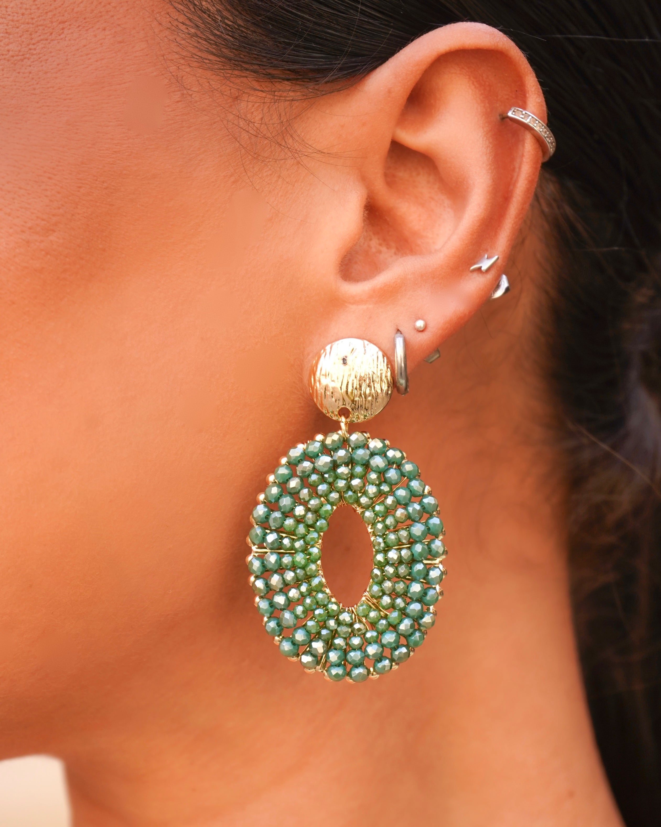 Pendientes Gala Verde