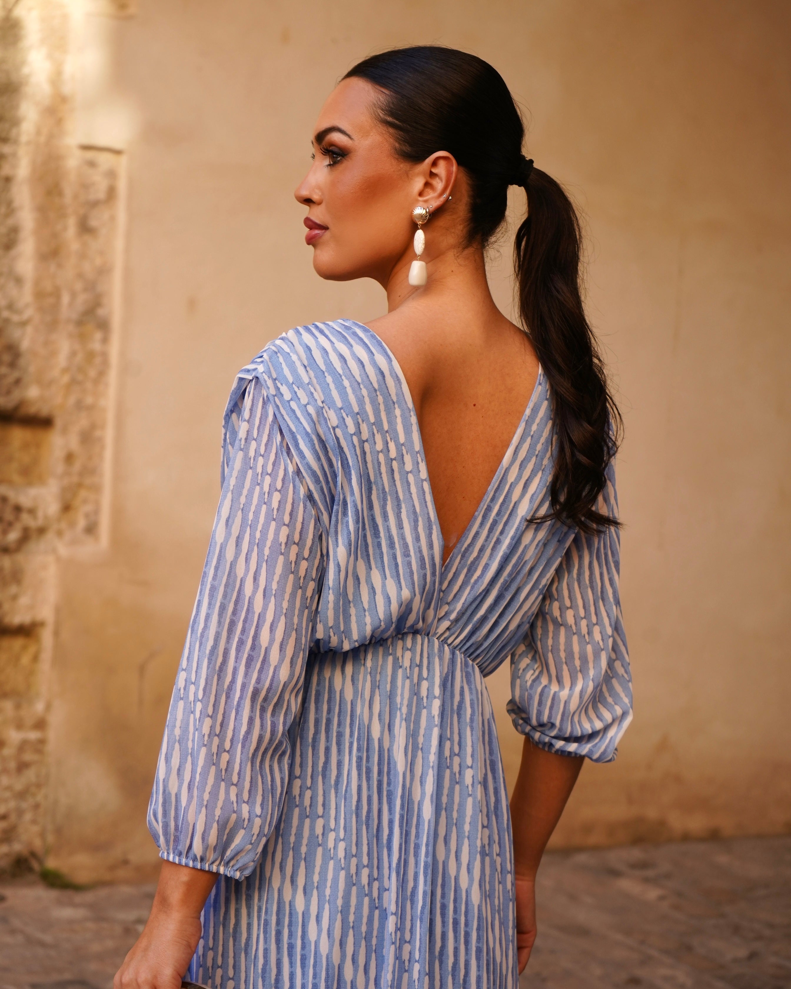 Vestido Belén Azul