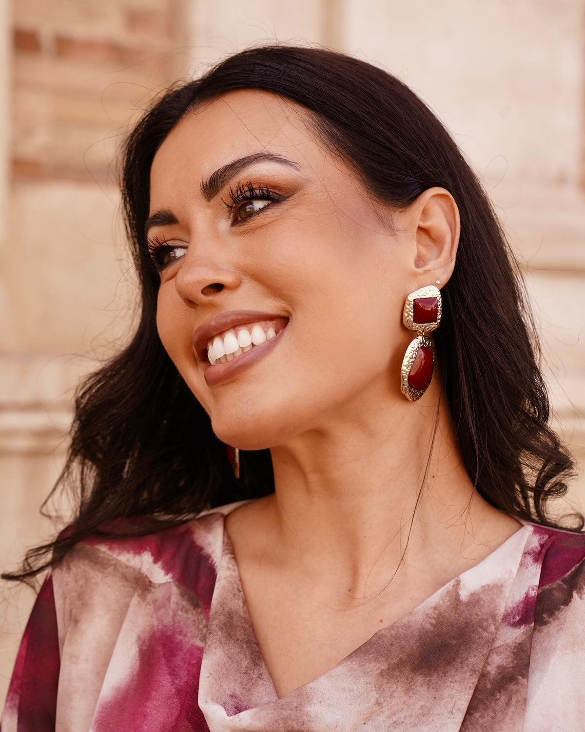 Rosette Earrings