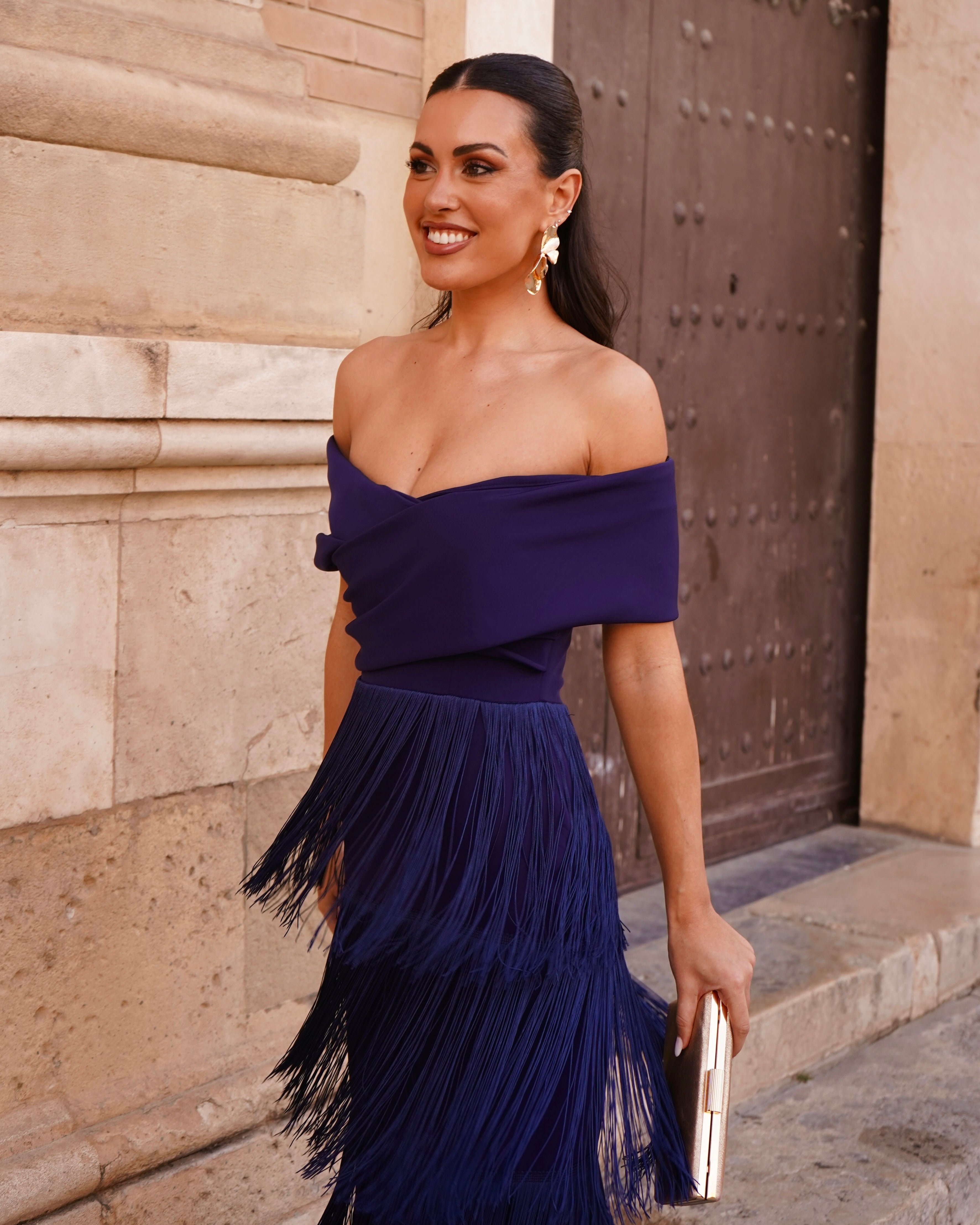 Vestido Afrodita Marino