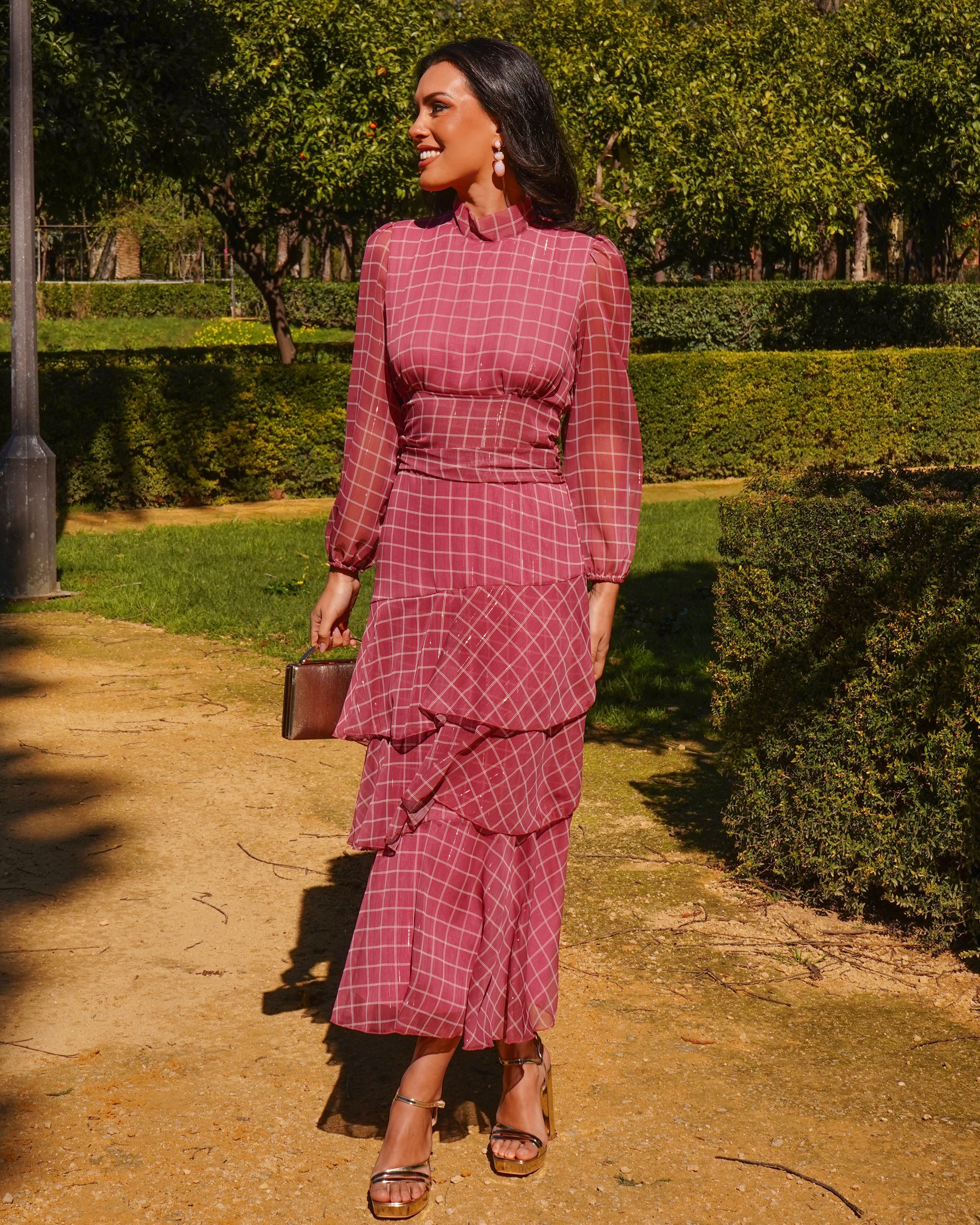 Vestido Marieta rosáceo