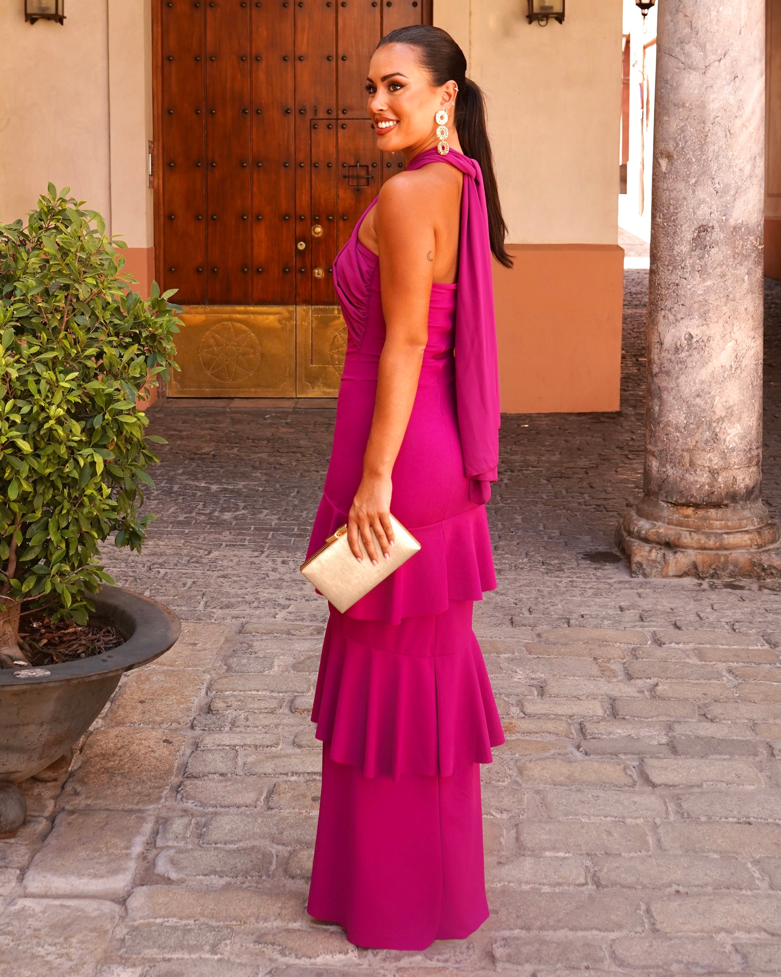 Vestido Aitana Buganvilla