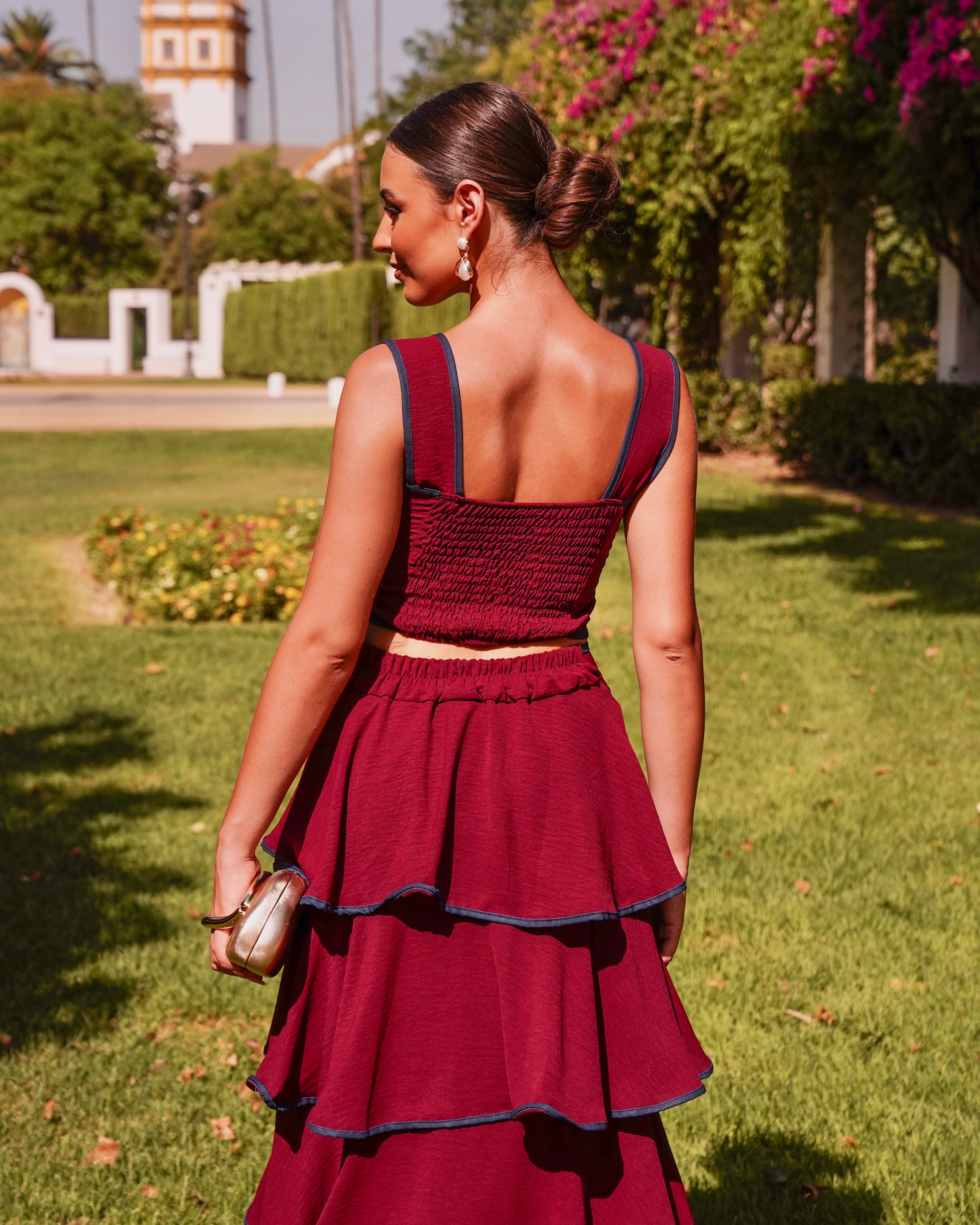 Conjunto Mafalda Burdeos