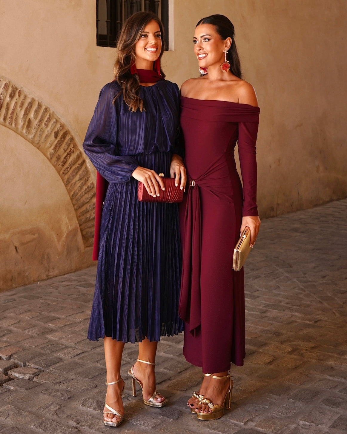 Genoveva Navy Dress
