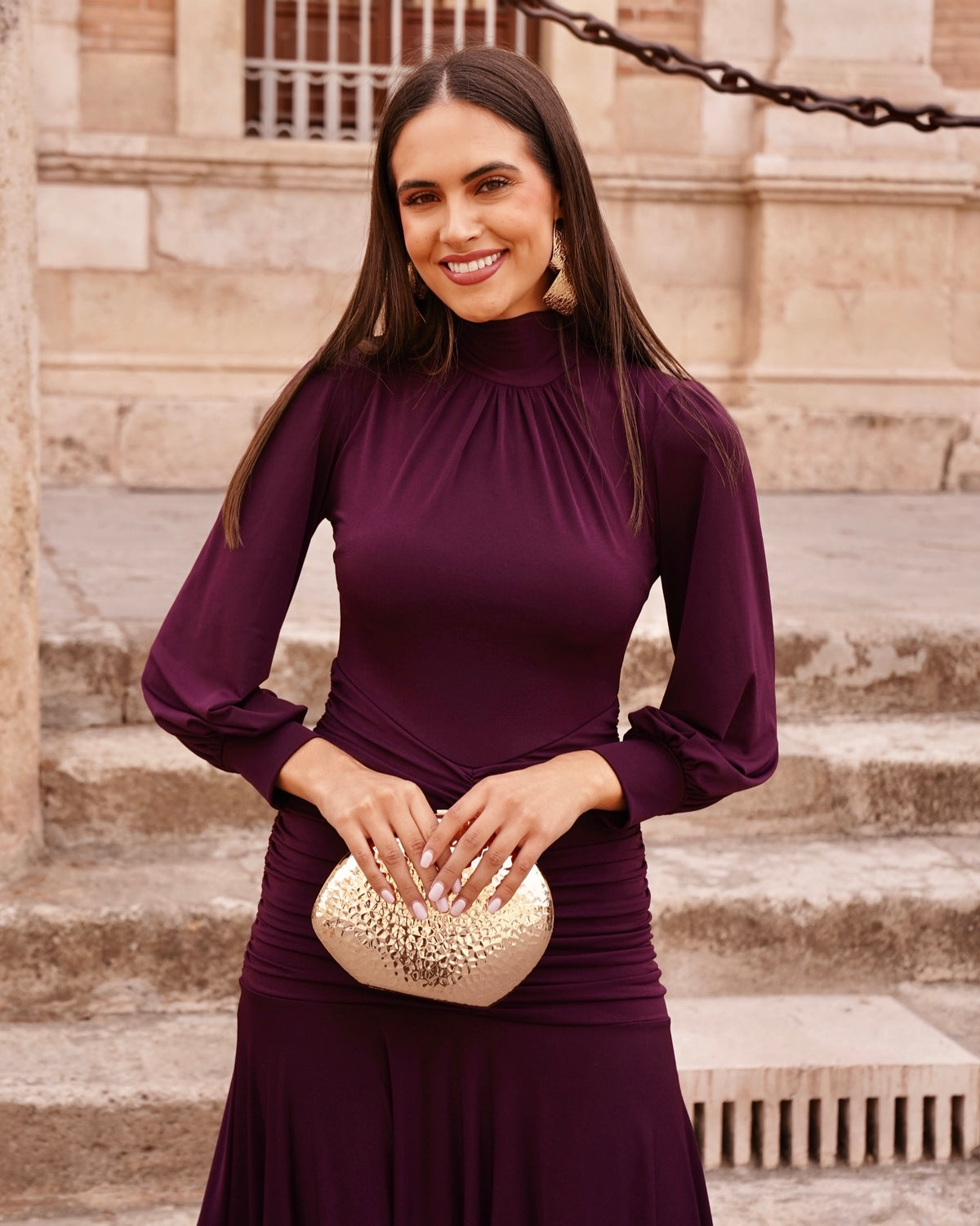 Vestido Ivanna Berenjena