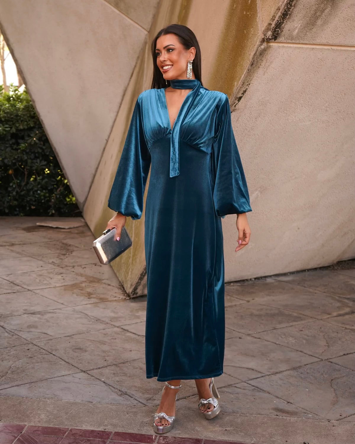 Vestido Alexia Azulado