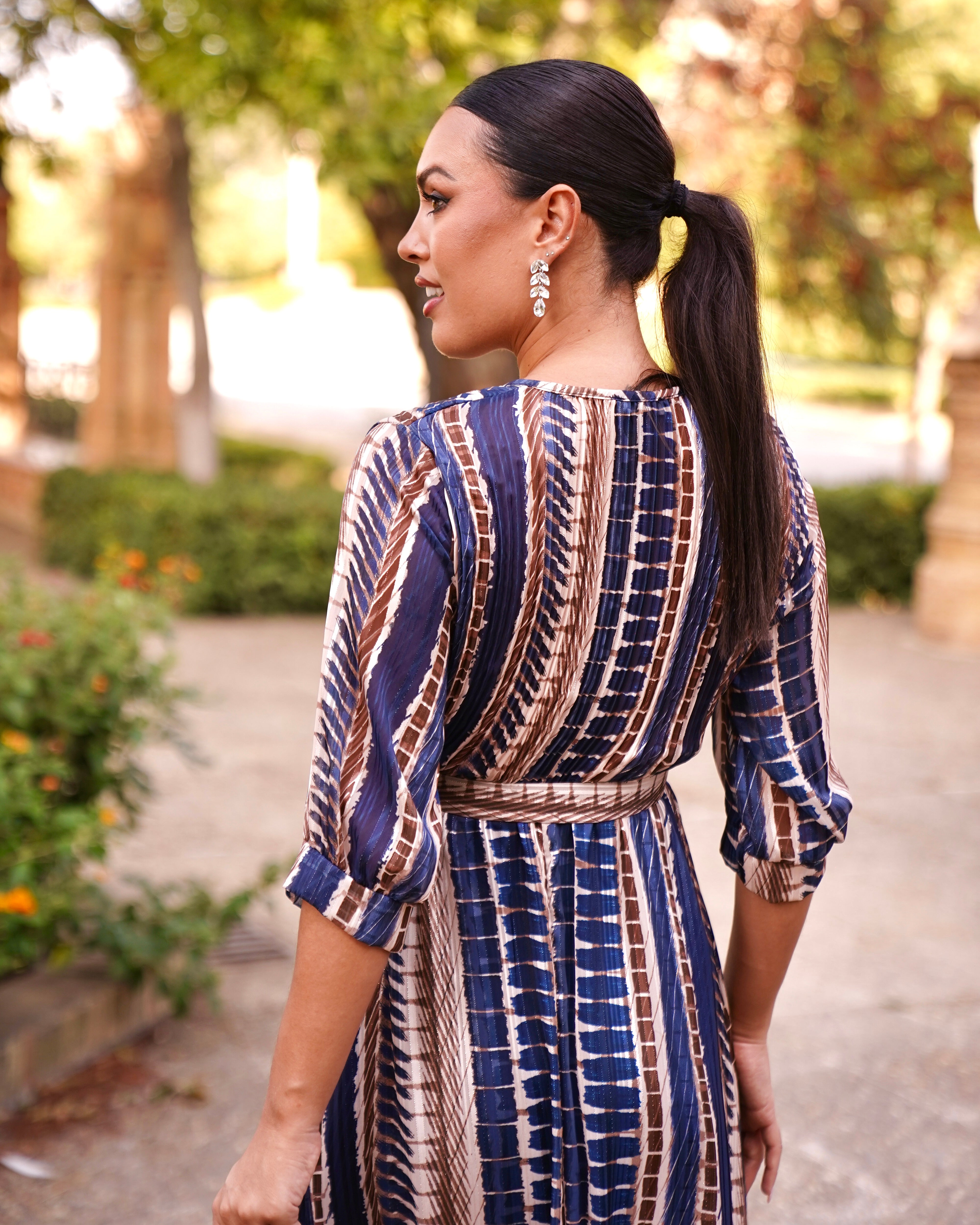 Vestido Birkin Marino