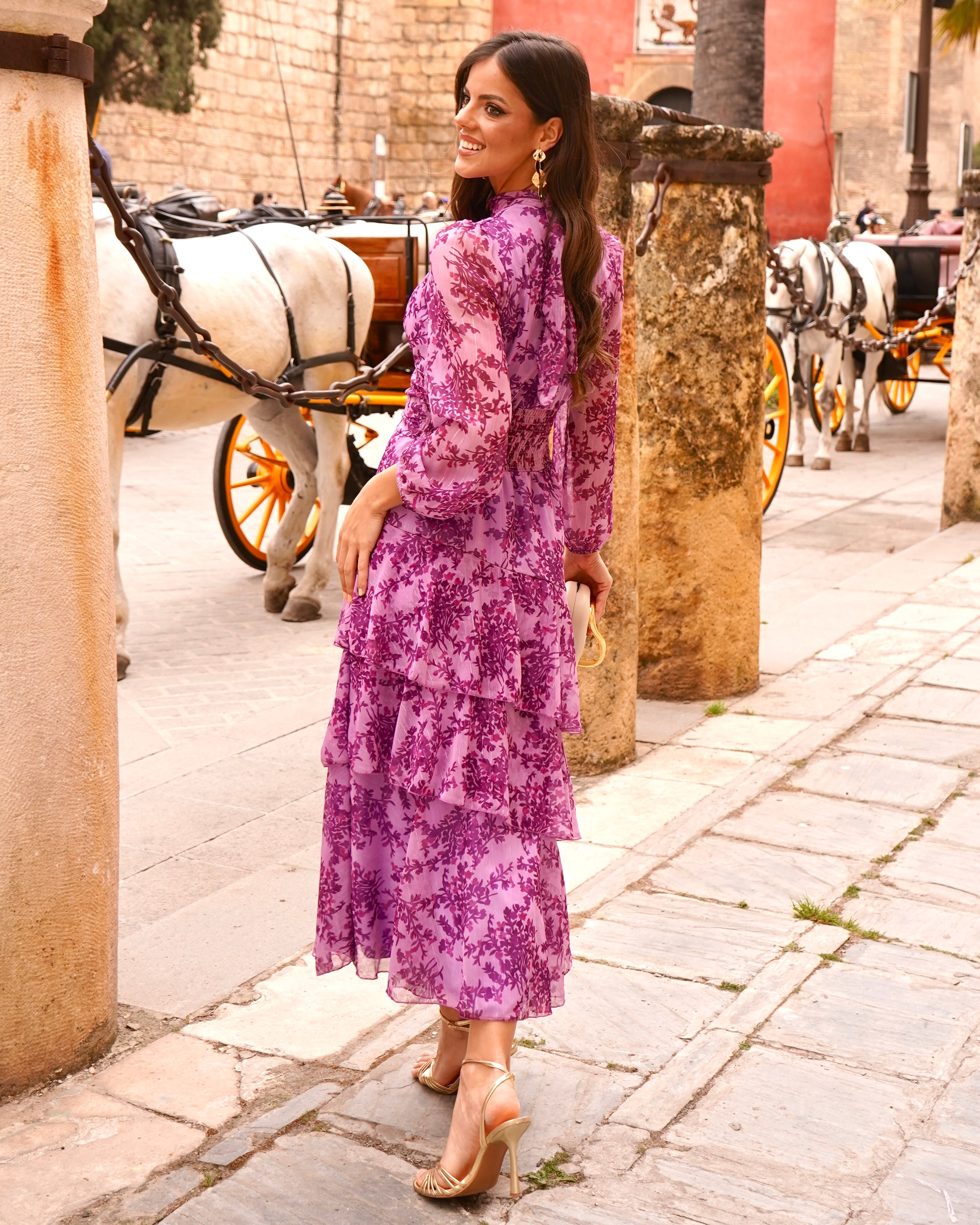 Vestido Marisol Buganvilla