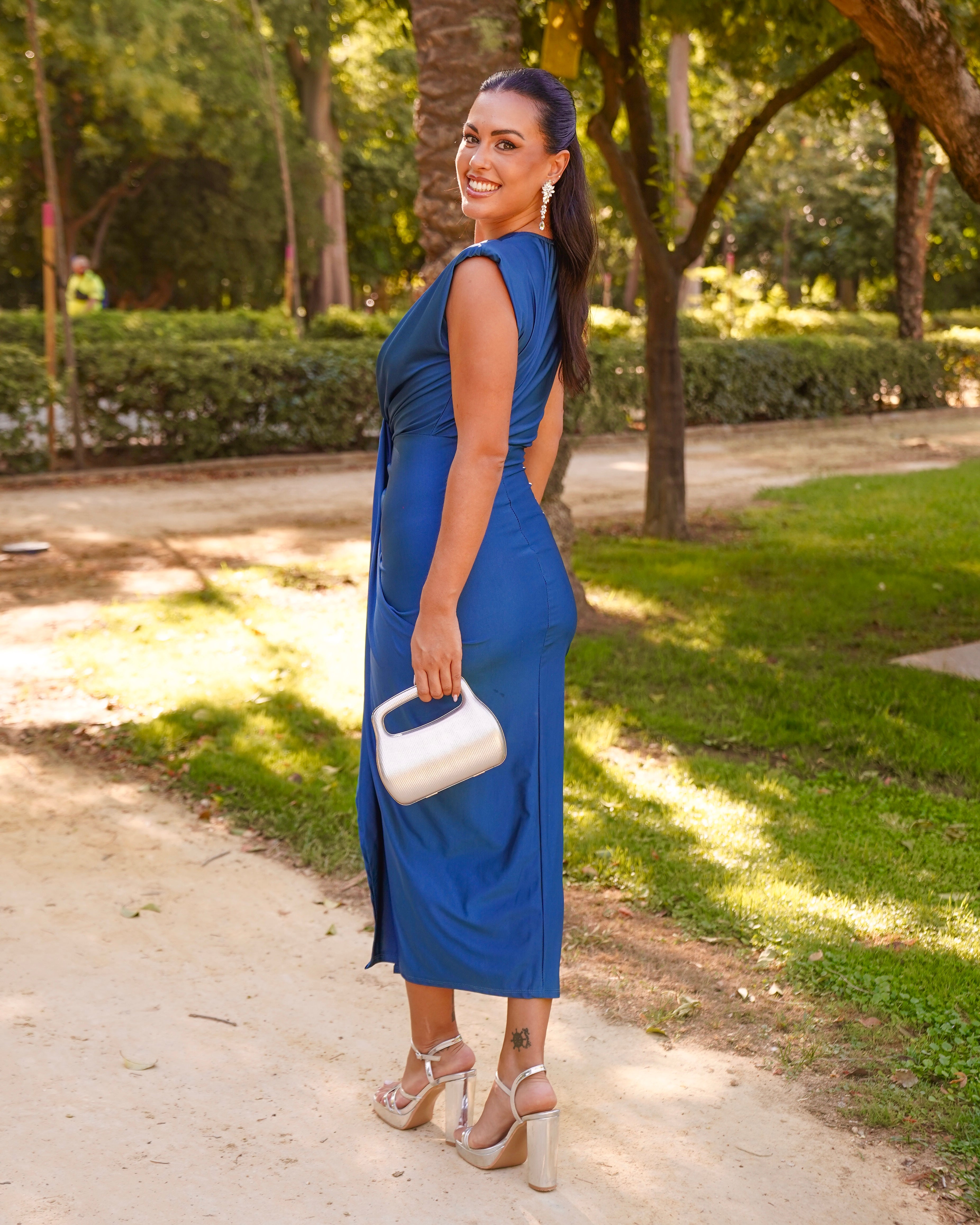 Vestido Daniela Azul-claro