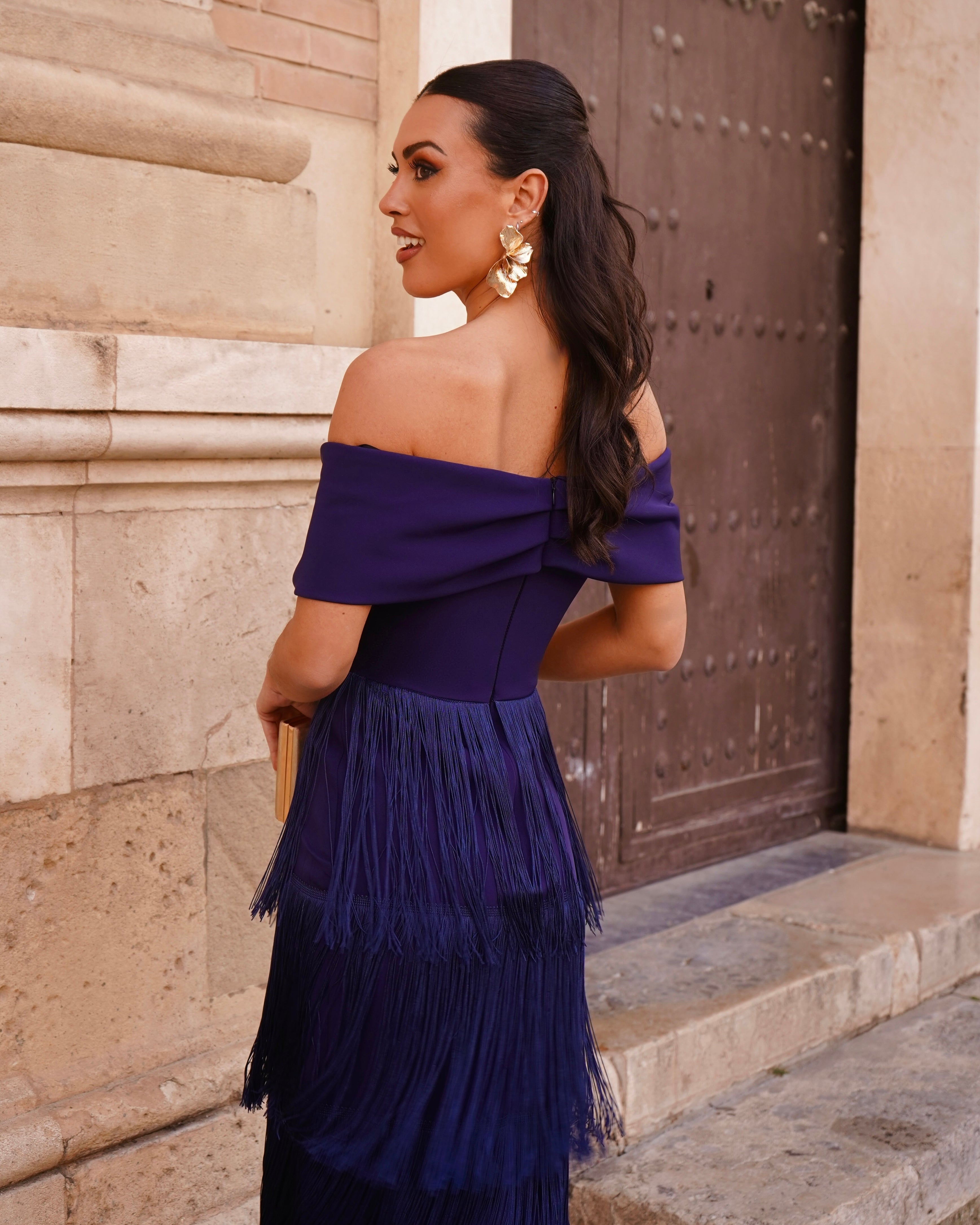 Vestido Afrodita Marino