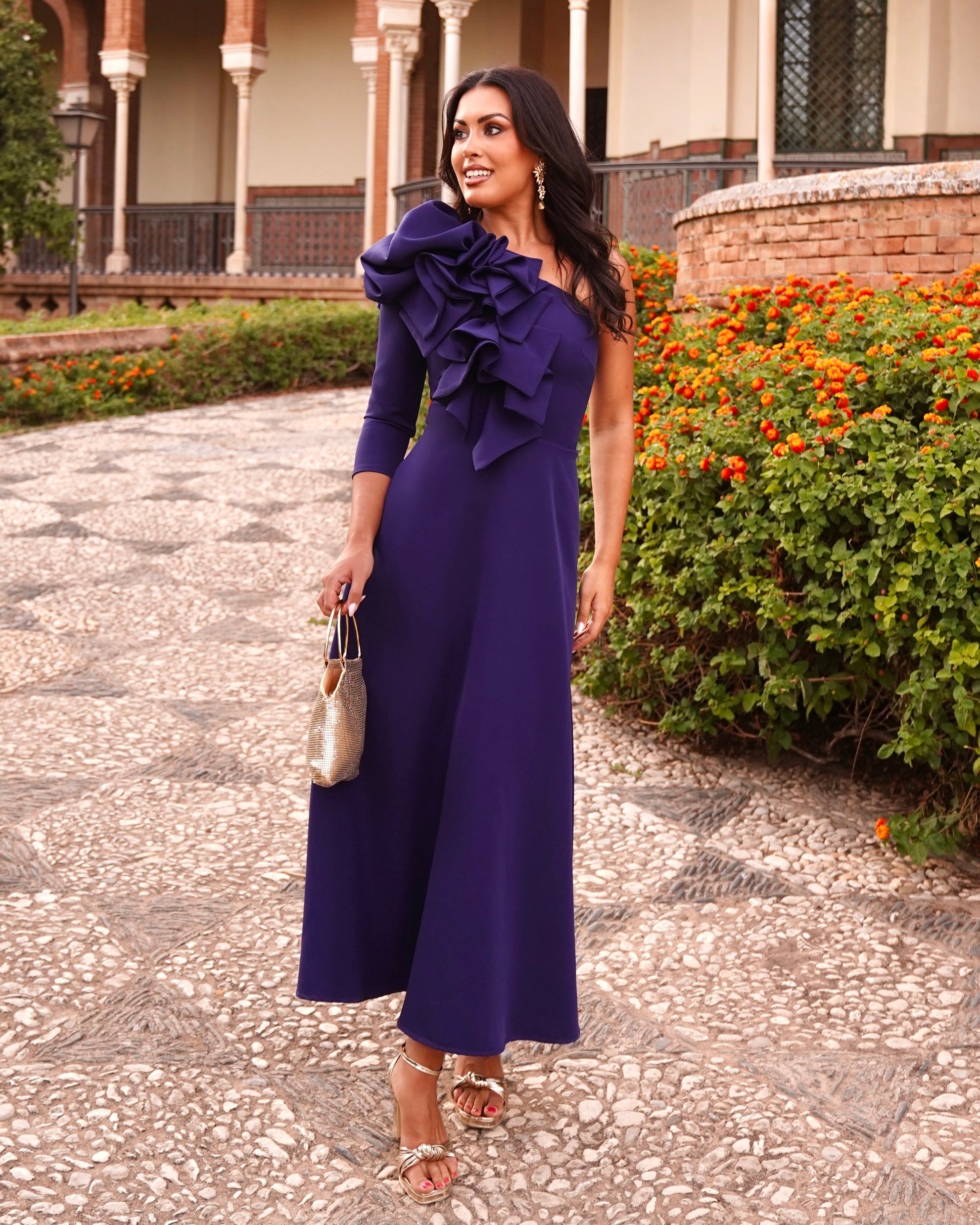 Vestido Alcázar Marino