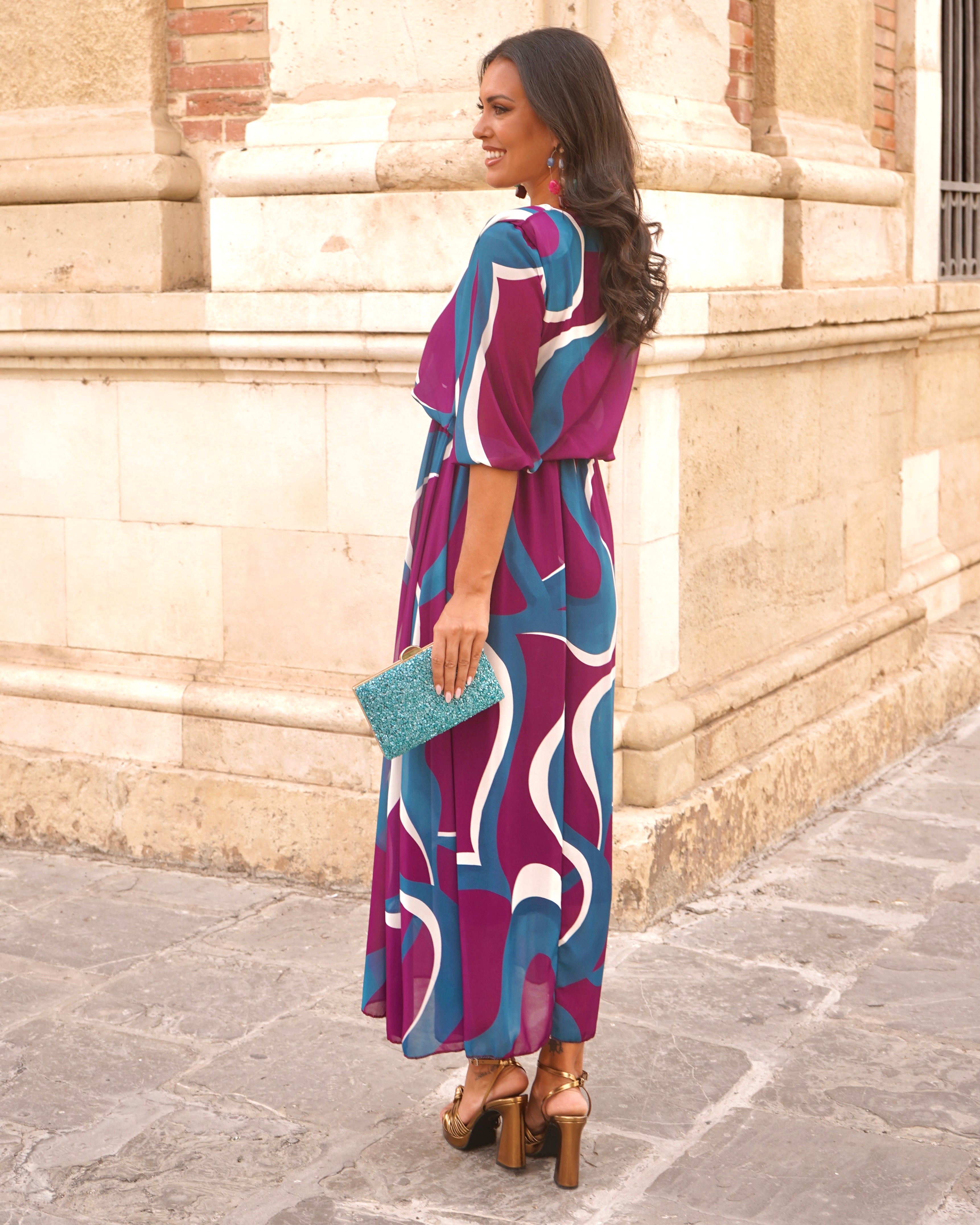 Vestido Maribel Buganvilla