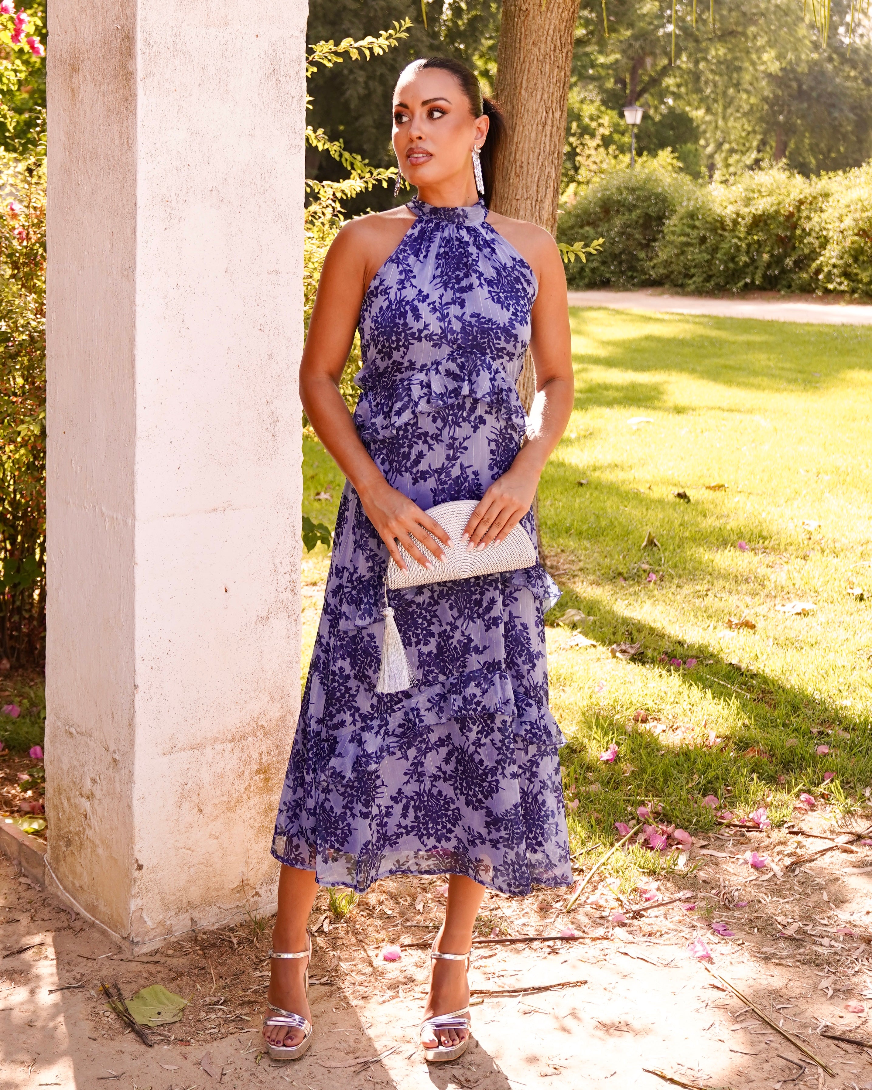 Vestido Olga Azulado