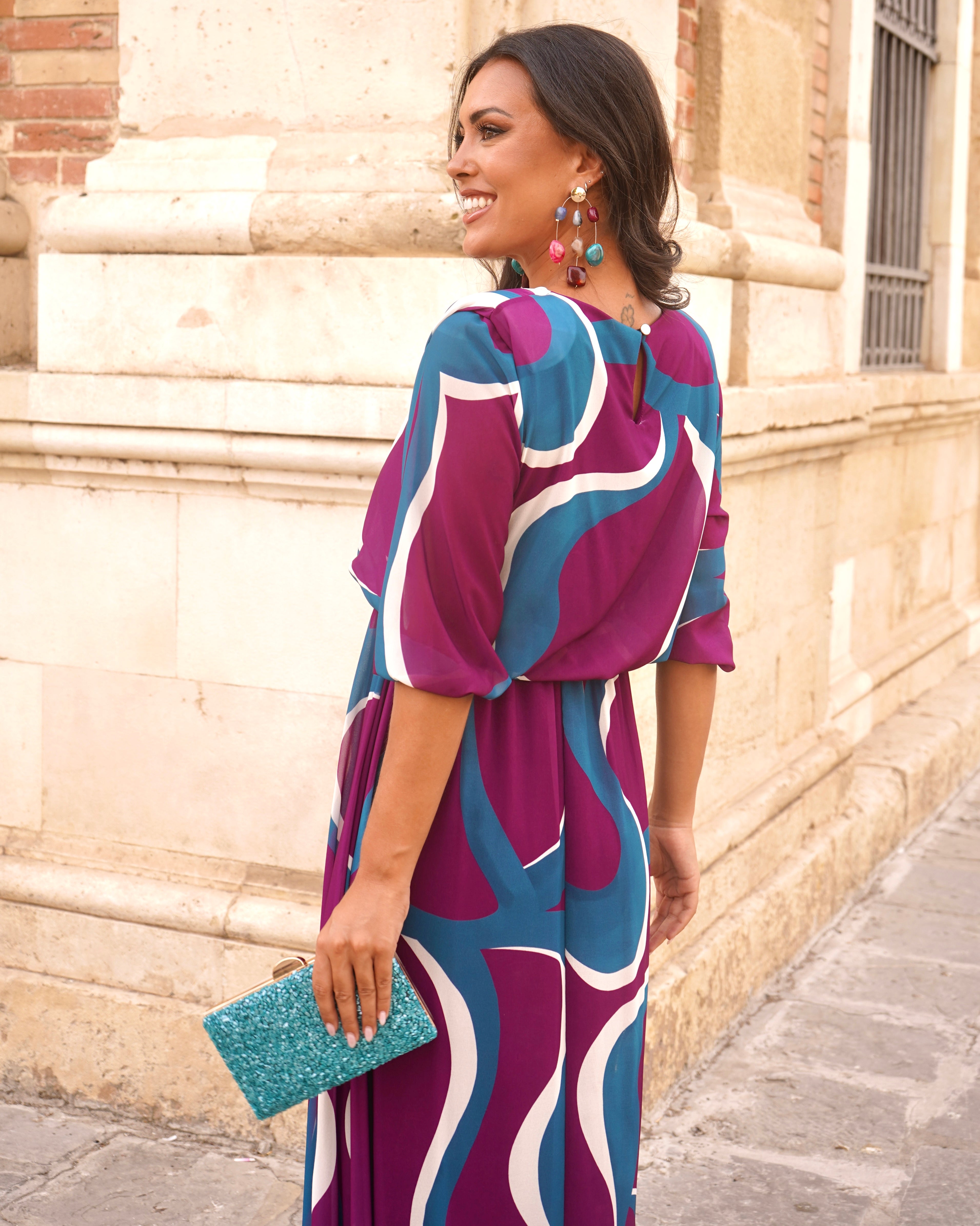 Vestido Maribel Buganvilla