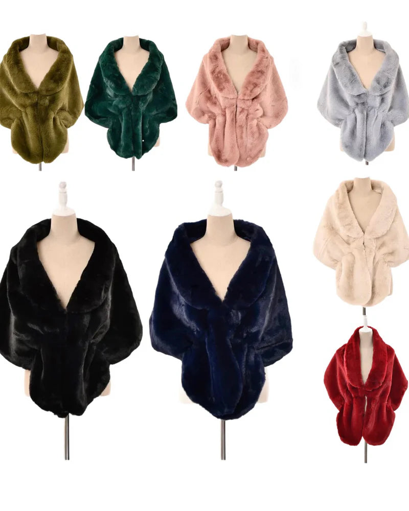 Estola Pelo Gancho y Frunce