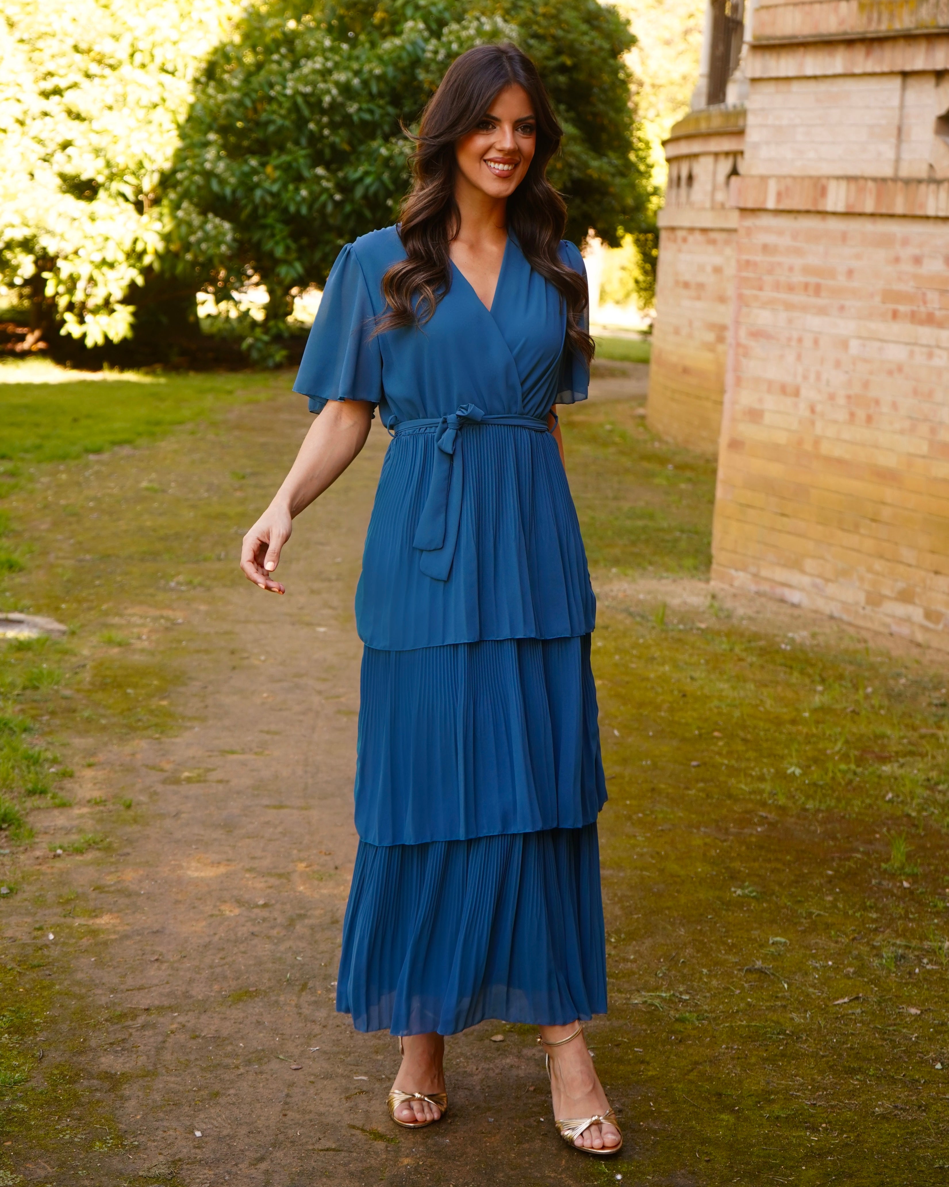 Vestido Adela Azulado