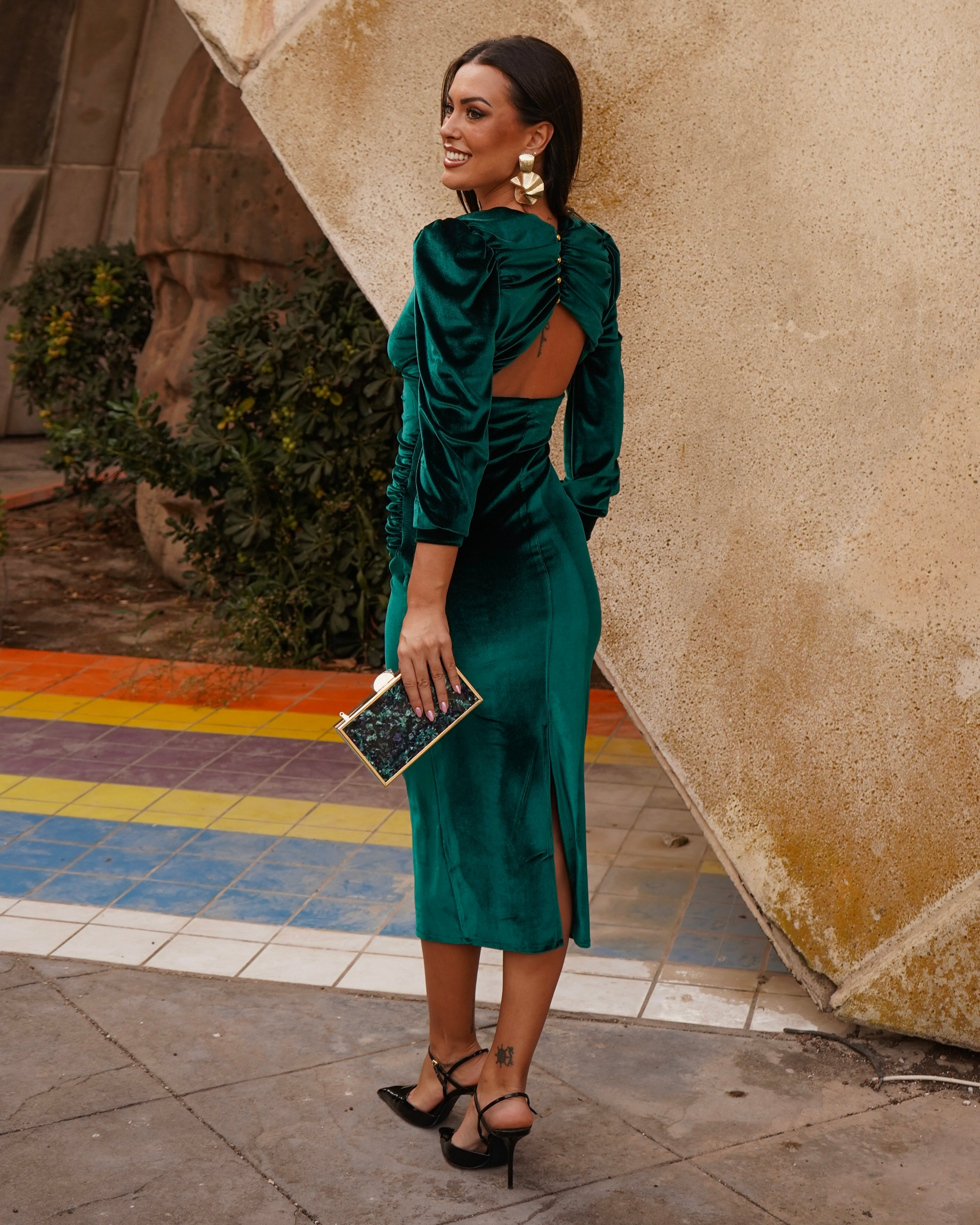 Vestido Isabella Verde