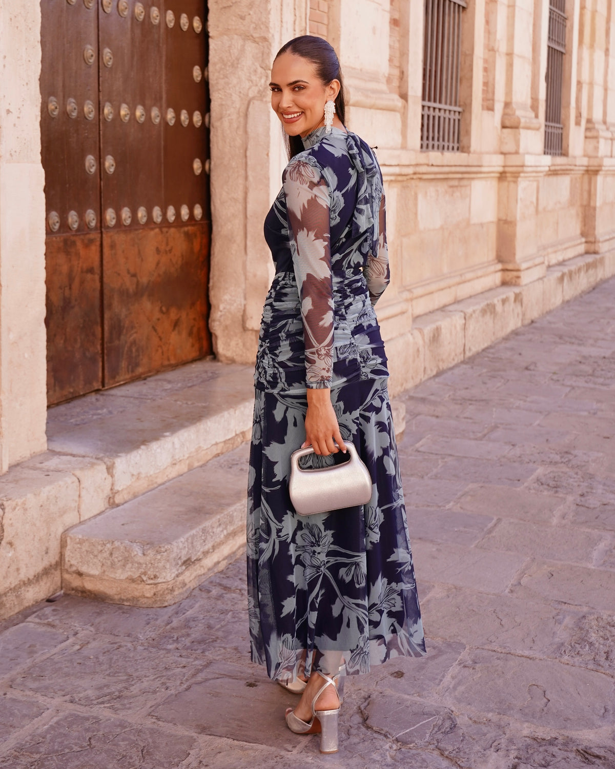 Vestido Damisela Celeste/Marino