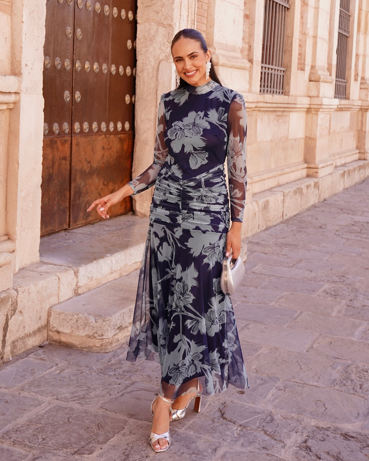 Vestido Damisela Celeste/Marino