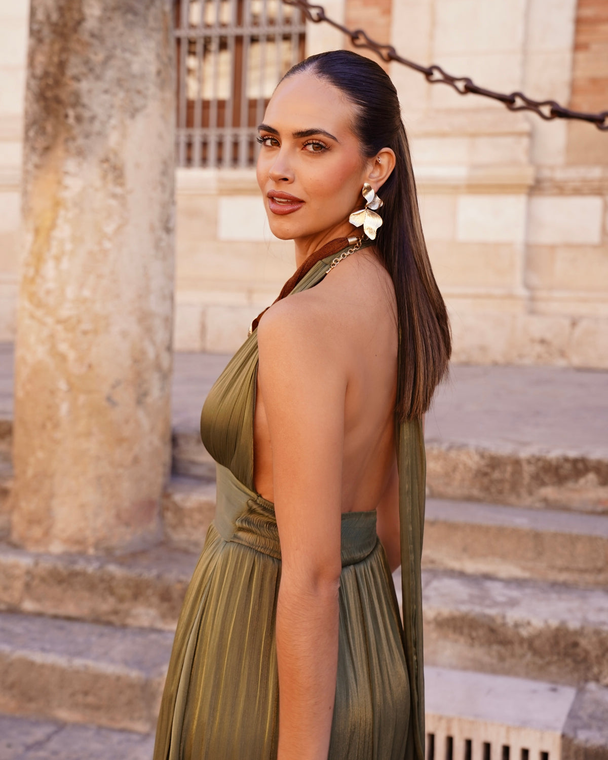 Vestido Milano Verde Oliva