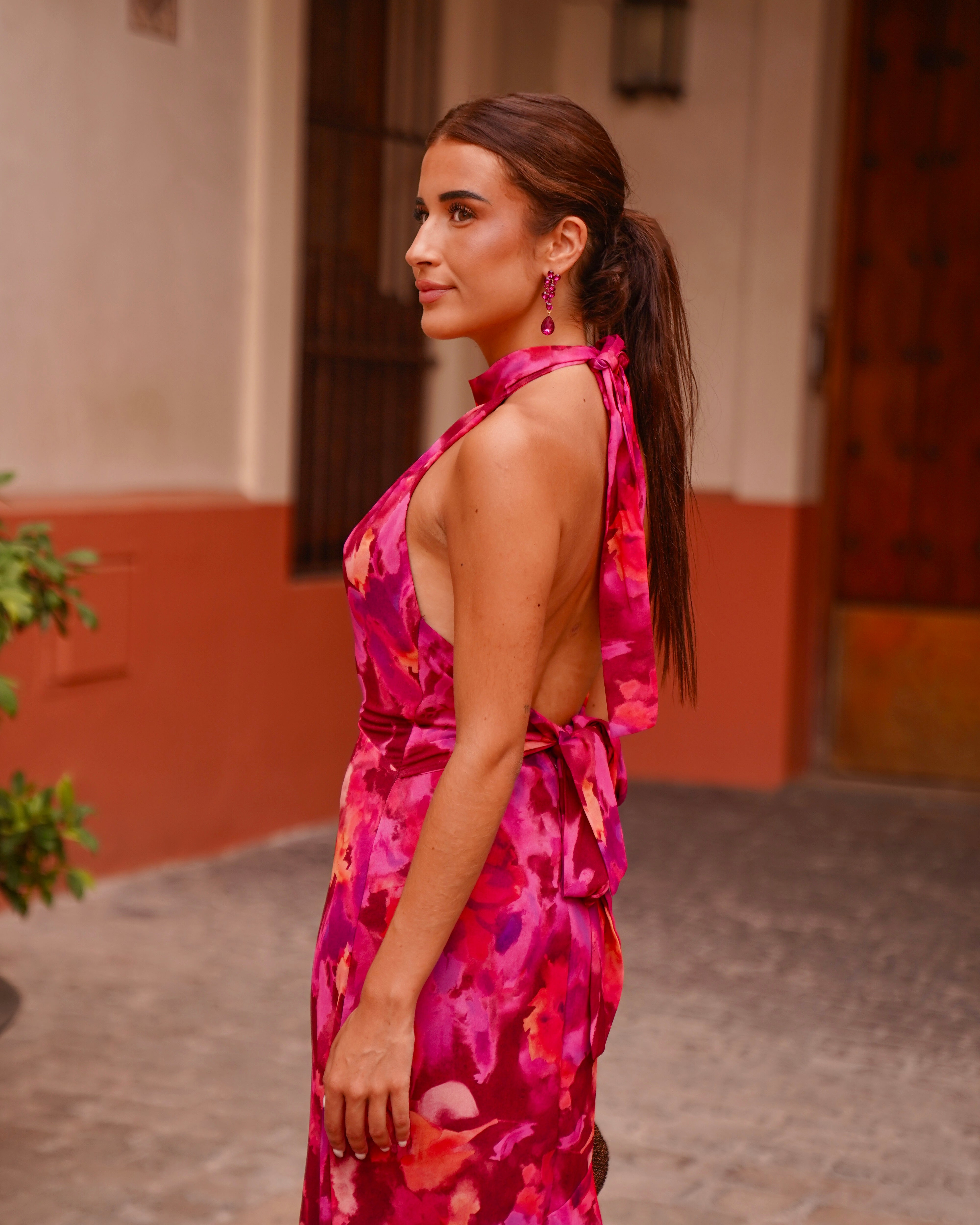 Vestido Toscana Rosa