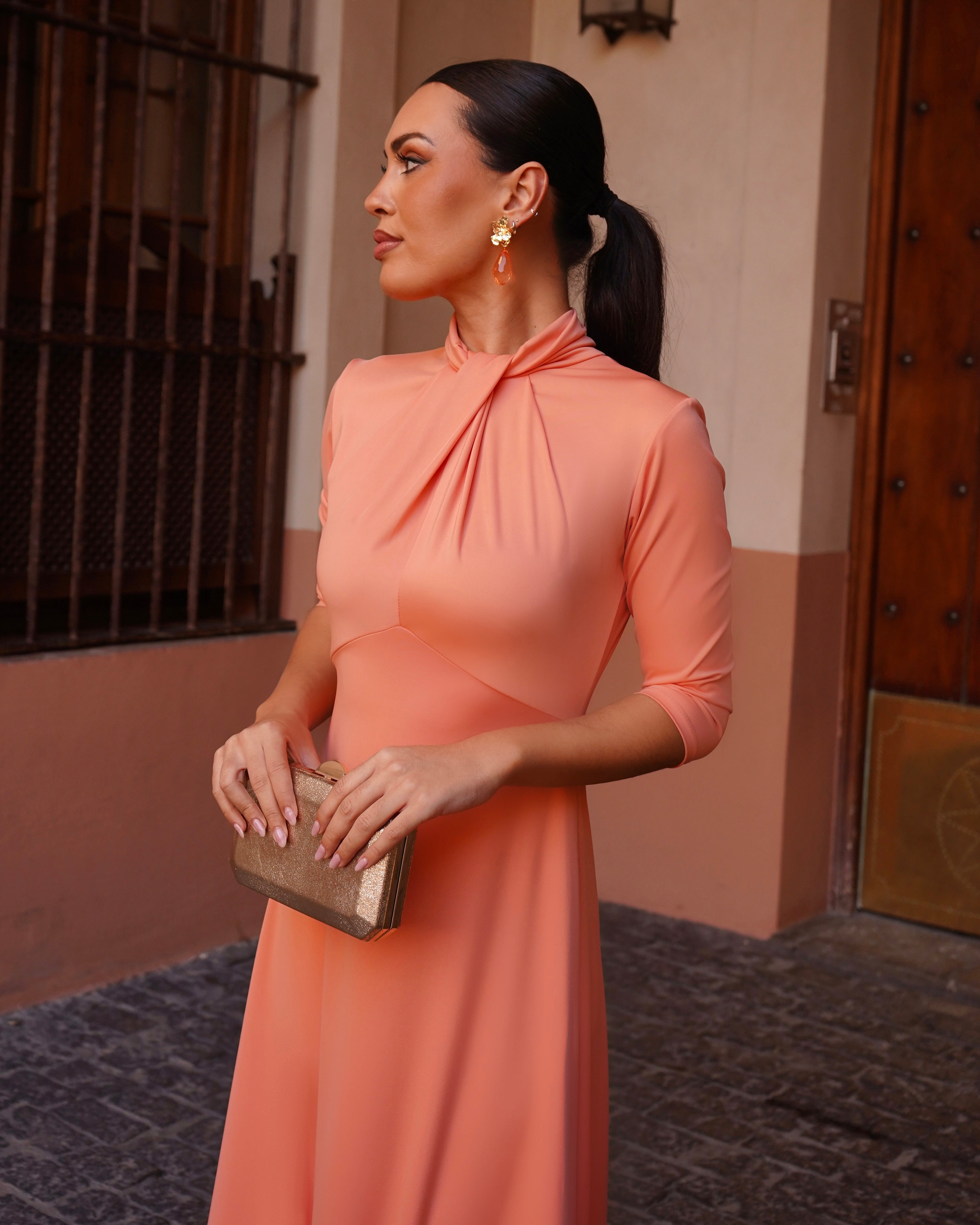Vestido Sabrina Coral