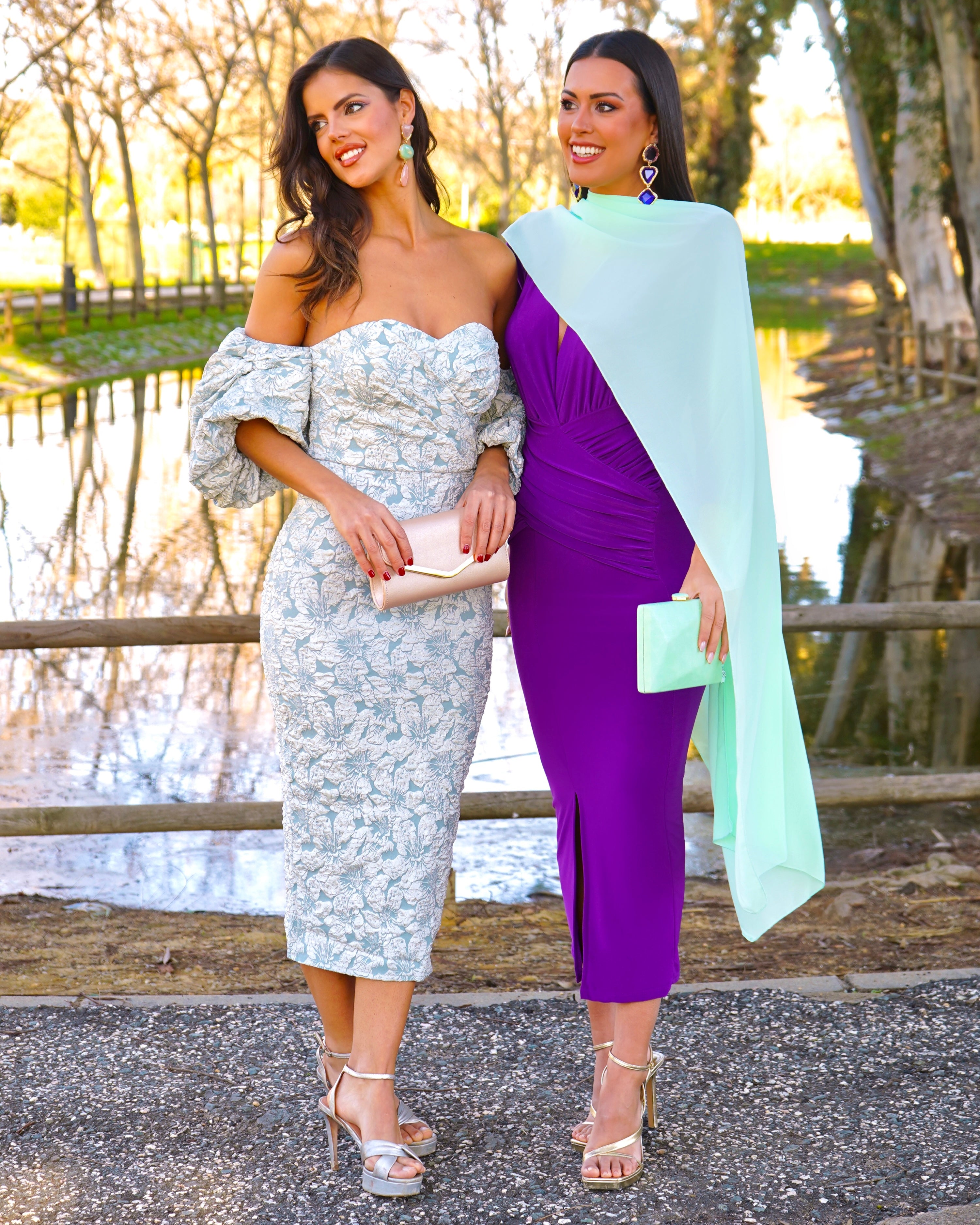 Selena Aqua Green Dress