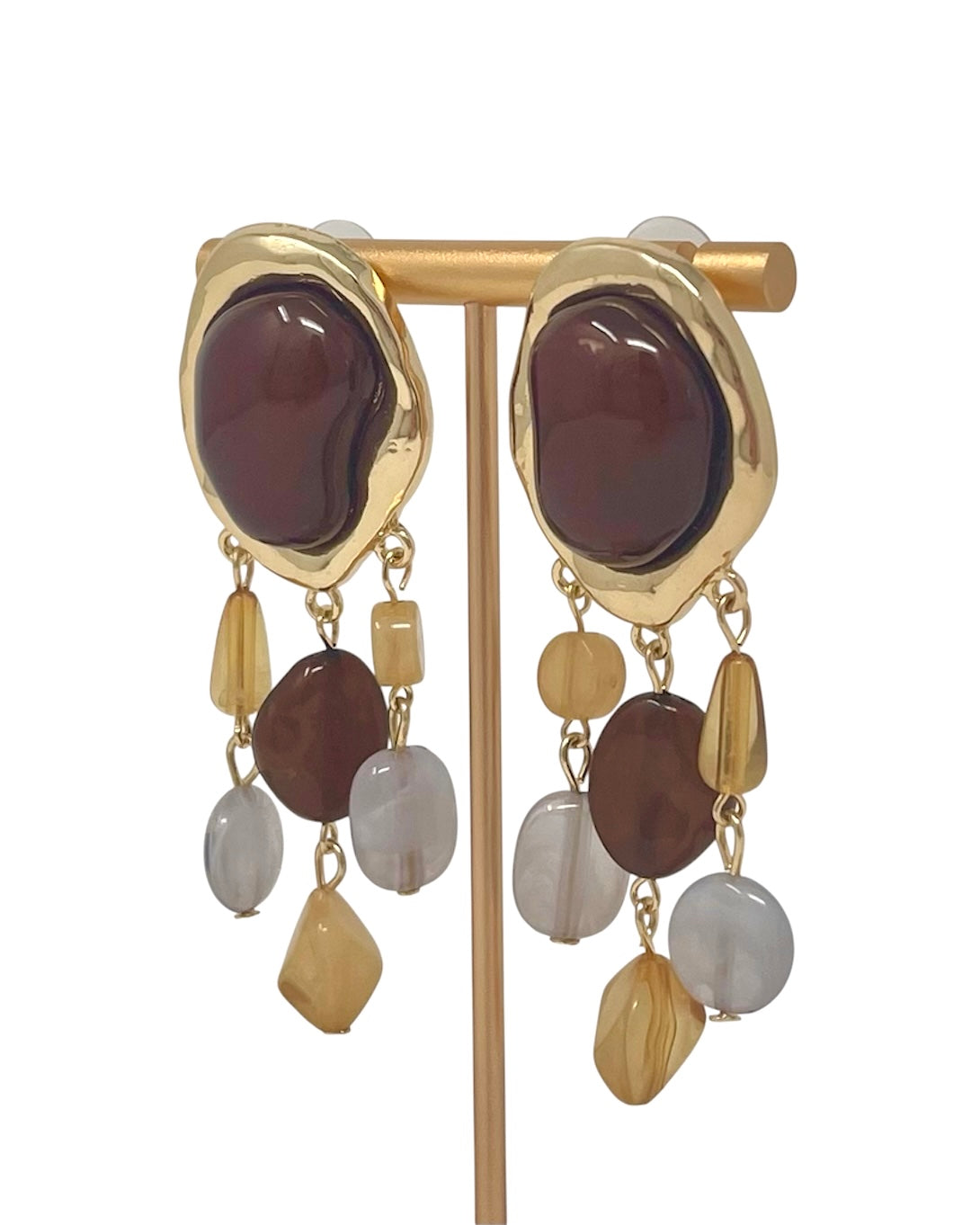 Pendientes Sagres Marrón